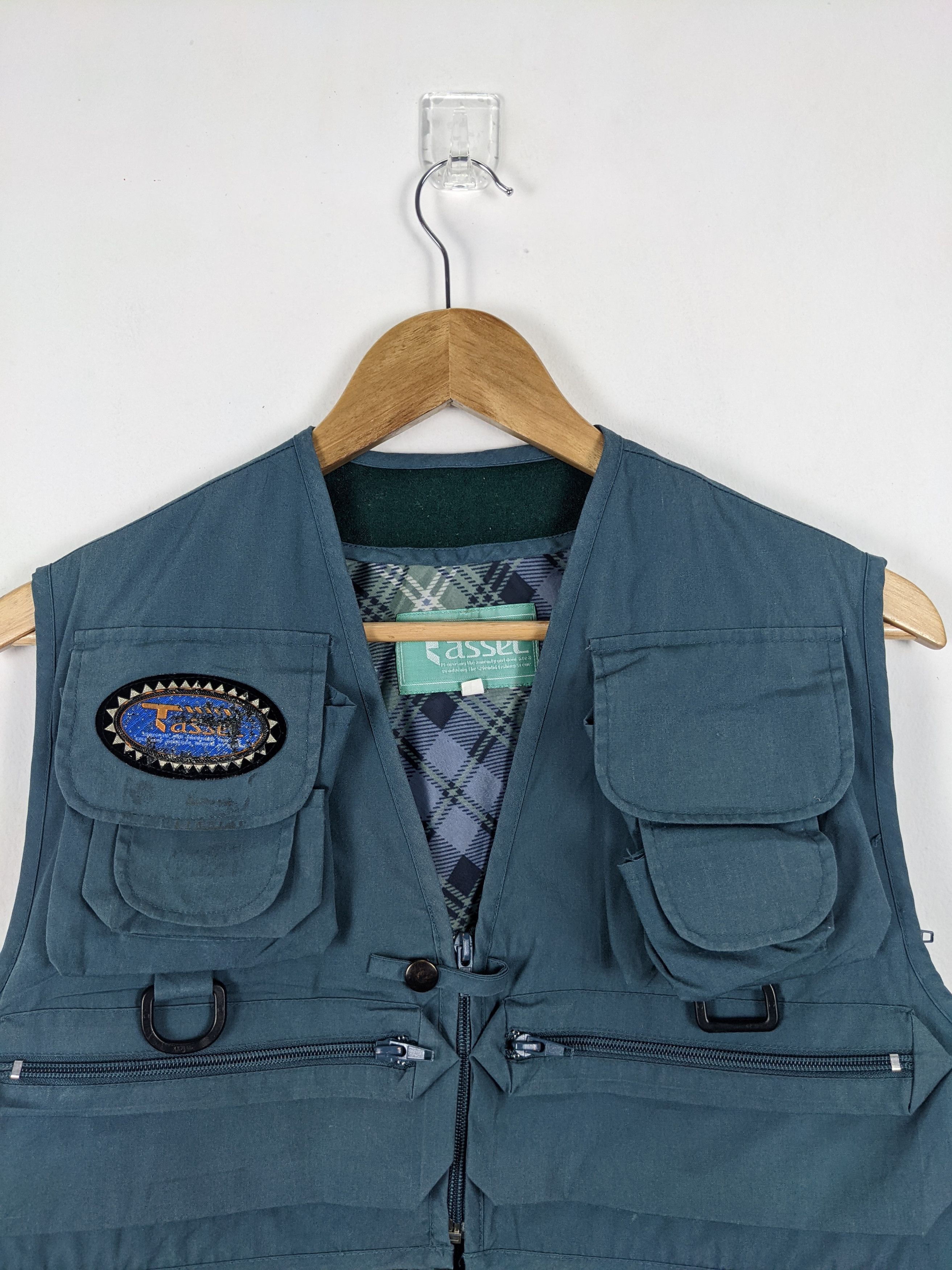 Vintage Vintage TASSEL Multi Pocket Utility Tactical Vest Size US M / EU 48-50 / 2 - 2 Thumbnail
