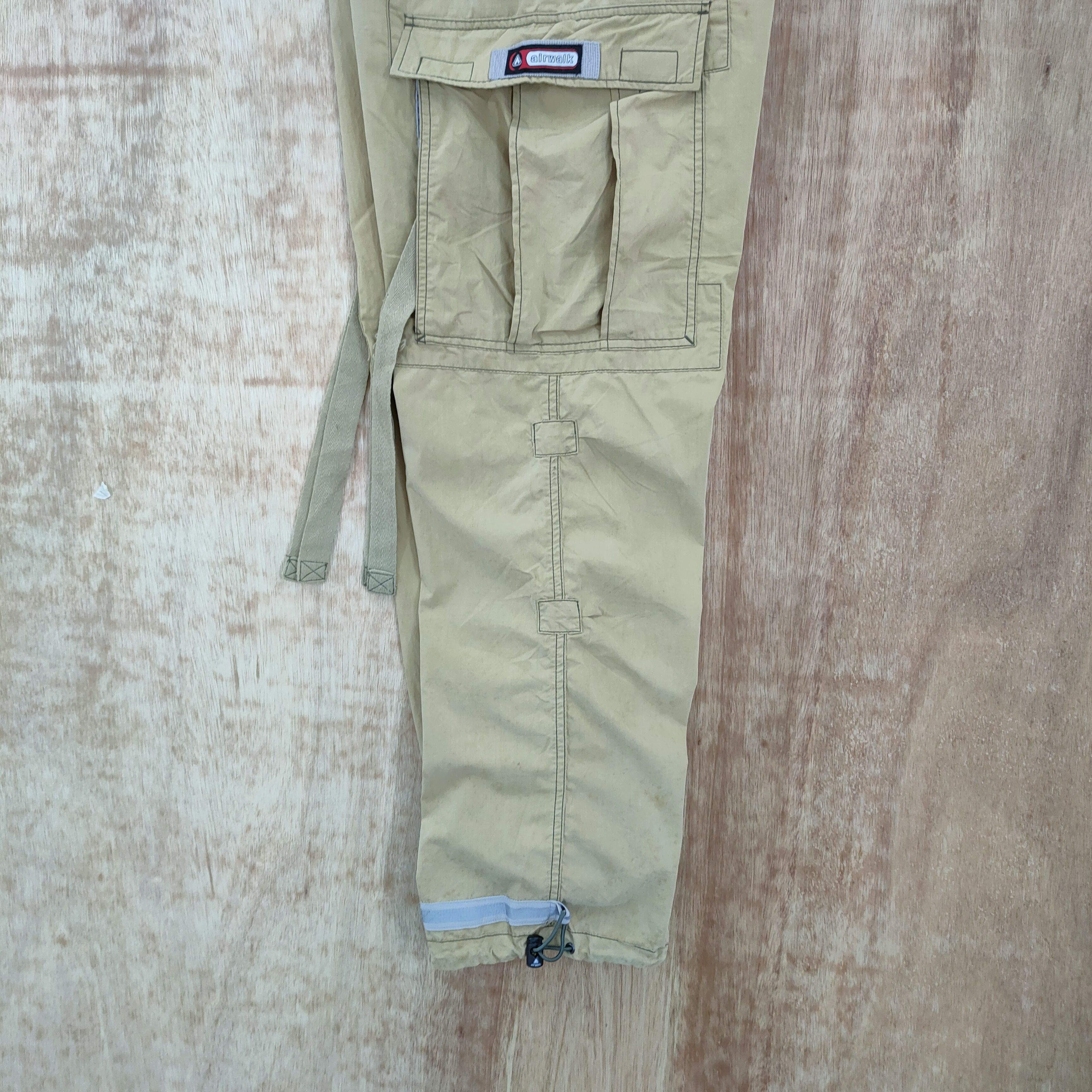 Japanese Brand W34 AIRWALK FADED CARGO PANTS / PARACHUTE PANTS Size US 34 / EU 50 - 11 Thumbnail