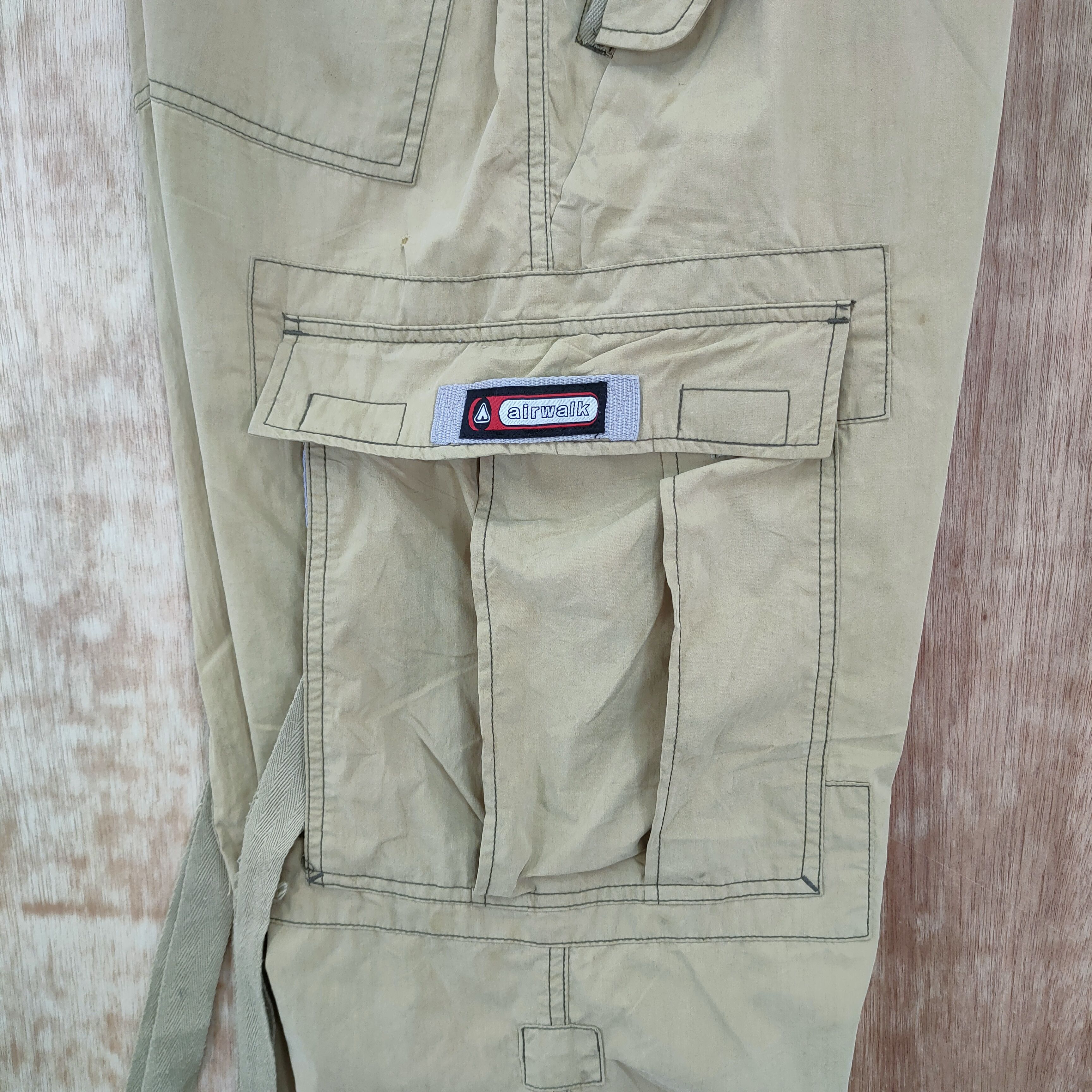 Japanese Brand W34 AIRWALK FADED CARGO PANTS / PARACHUTE PANTS Size US 34 / EU 50 - 12 Thumbnail