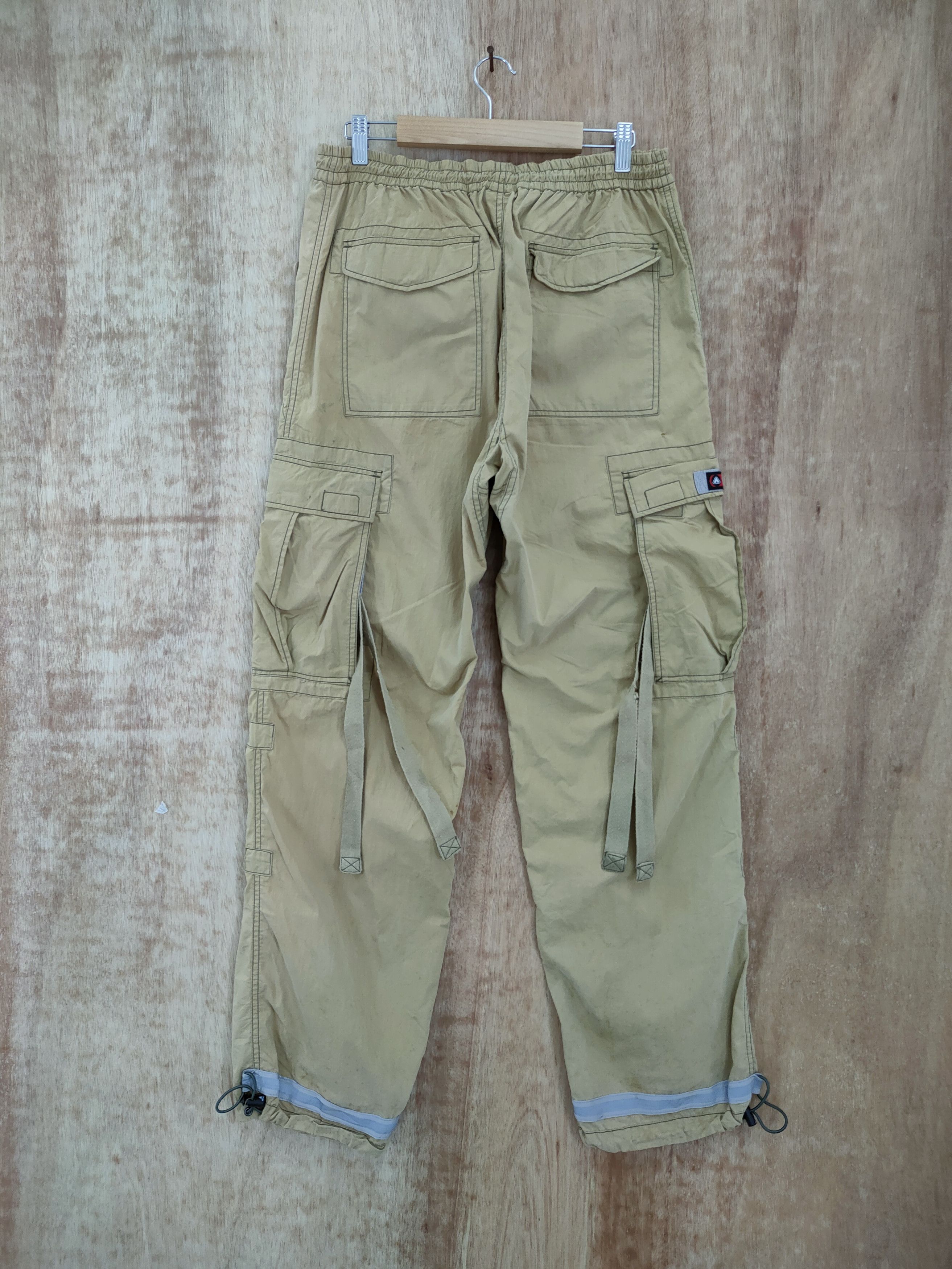 Japanese Brand W34 AIRWALK FADED CARGO PANTS / PARACHUTE PANTS Size US 34 / EU 50 - 4 Thumbnail