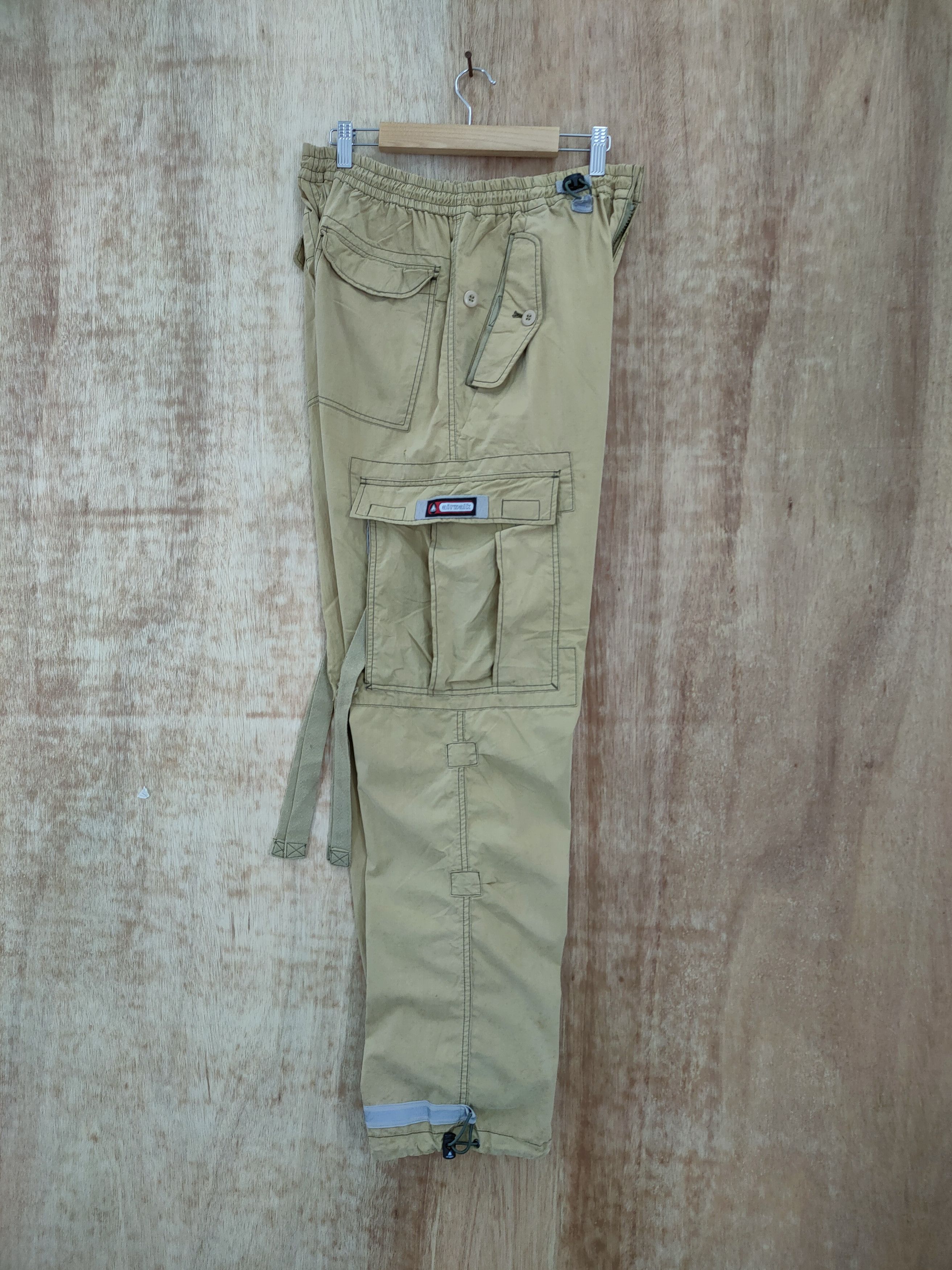 Japanese Brand W34 AIRWALK FADED CARGO PANTS / PARACHUTE PANTS Size US 34 / EU 50 - 5 Thumbnail