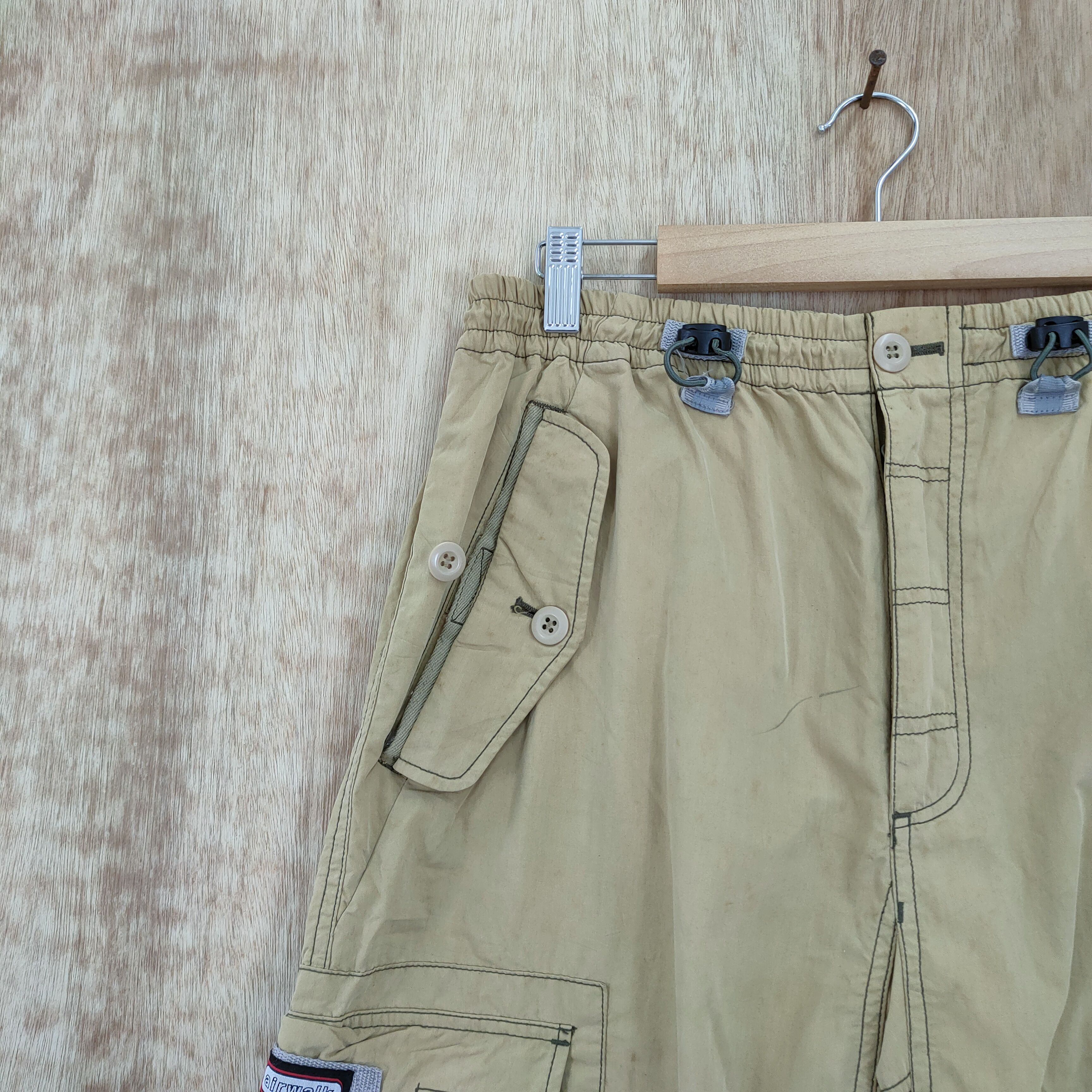 Japanese Brand W34 AIRWALK FADED CARGO PANTS / PARACHUTE PANTS Size US 34 / EU 50 - 17 Thumbnail