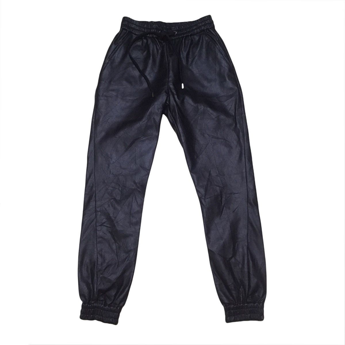 Japanese Brand Japanese Brand Leather Jogger Pants Size US 30 / EU 46 - 1 Thumbnail