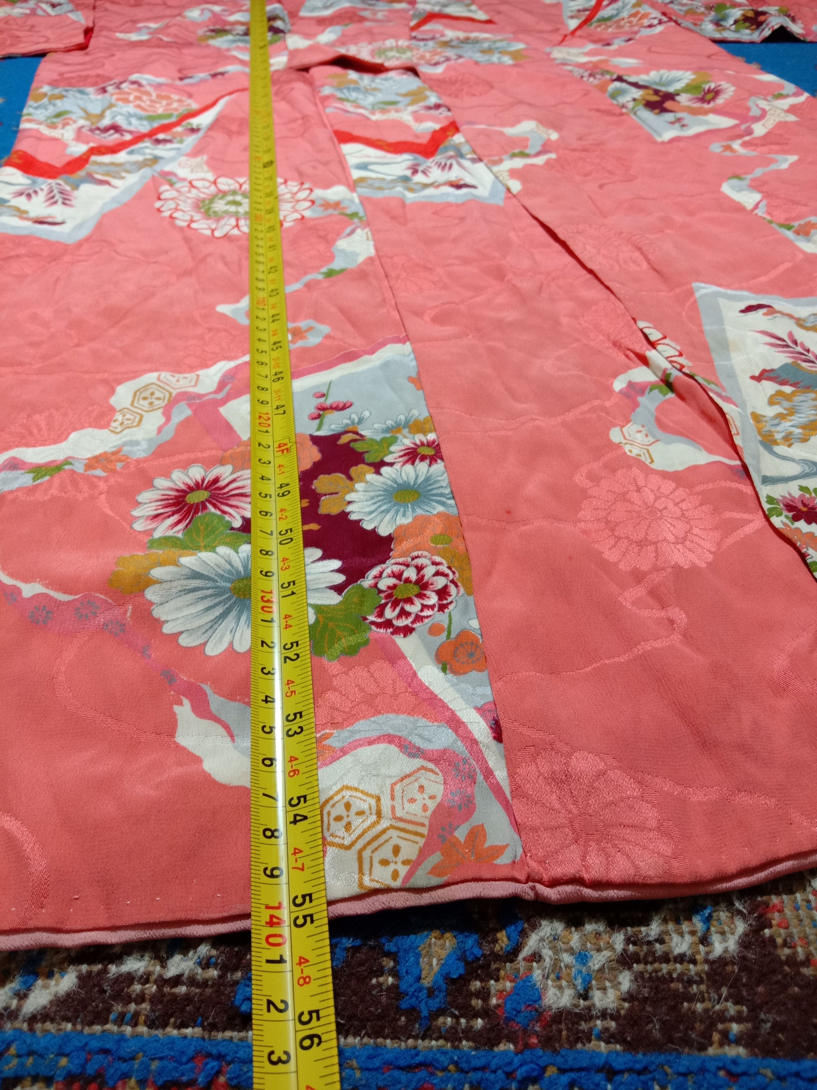 Japanese Brand Kimono Haori Japanese Traditional Floral Crane Style Size L / US 10 / IT 46 - 5 Thumbnail