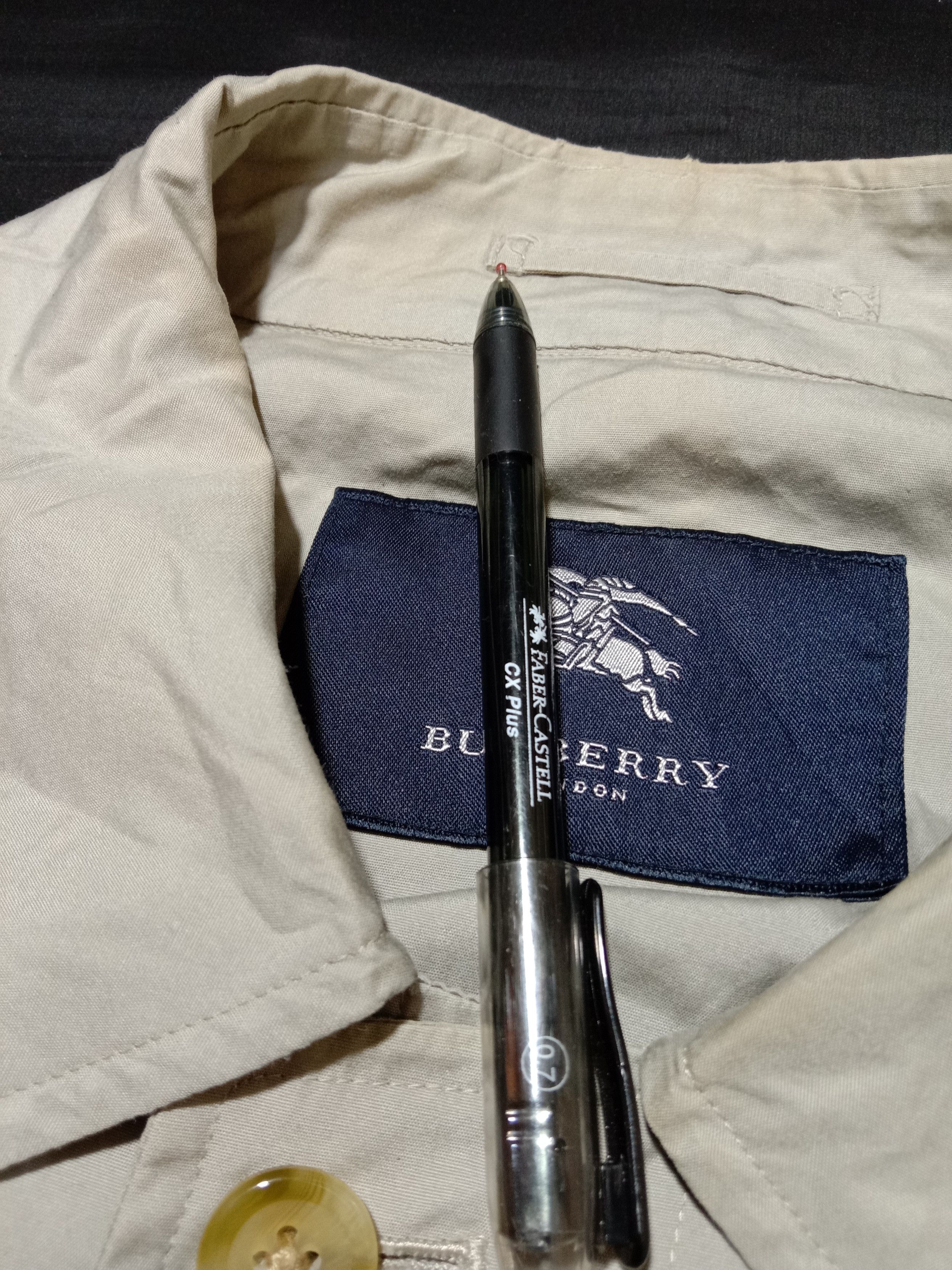 Burberry Burberry Parka Coat Cream Color Trench Size US XL / EU 56 / 4 - 4 Thumbnail
