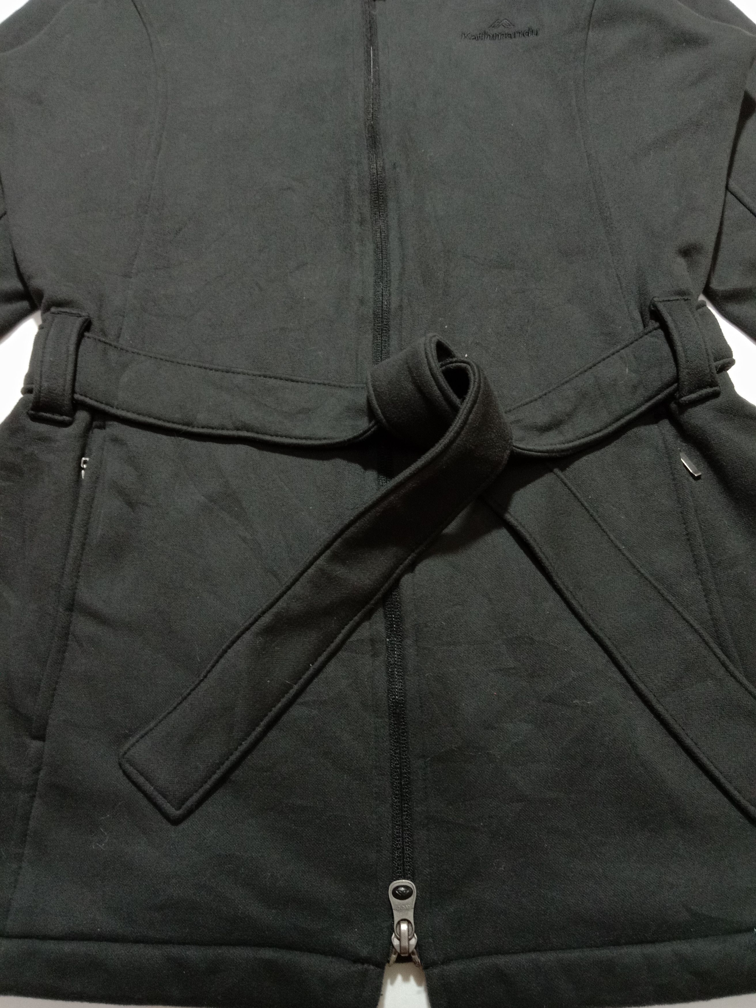 Designer Kathmandu Light Jacket Black Color Embroidery Logo Size S / US 4 / IT 40 - 6 Thumbnail