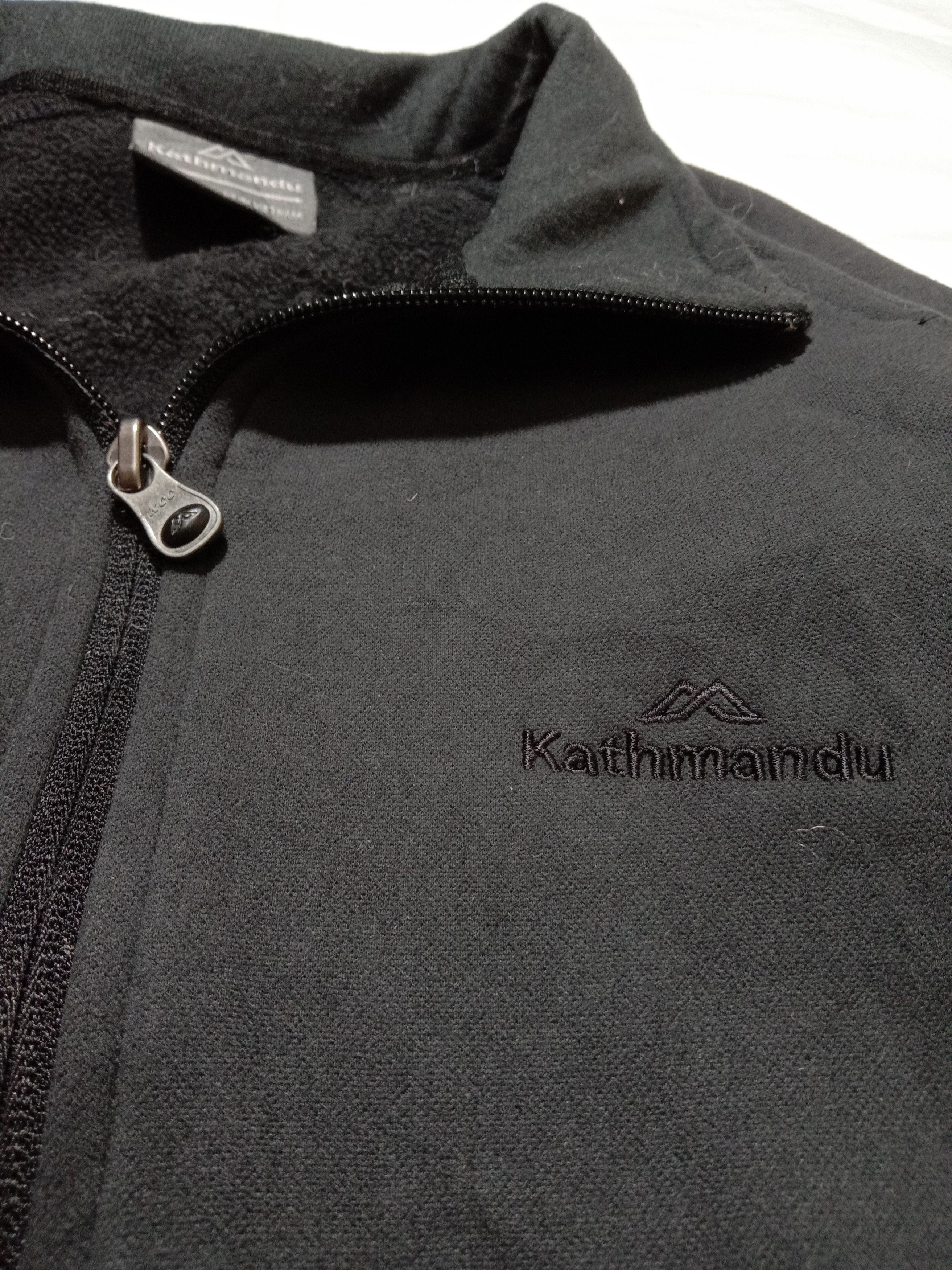 Designer Kathmandu Light Jacket Black Color Embroidery Logo Size S / US 4 / IT 40 - 8 Thumbnail
