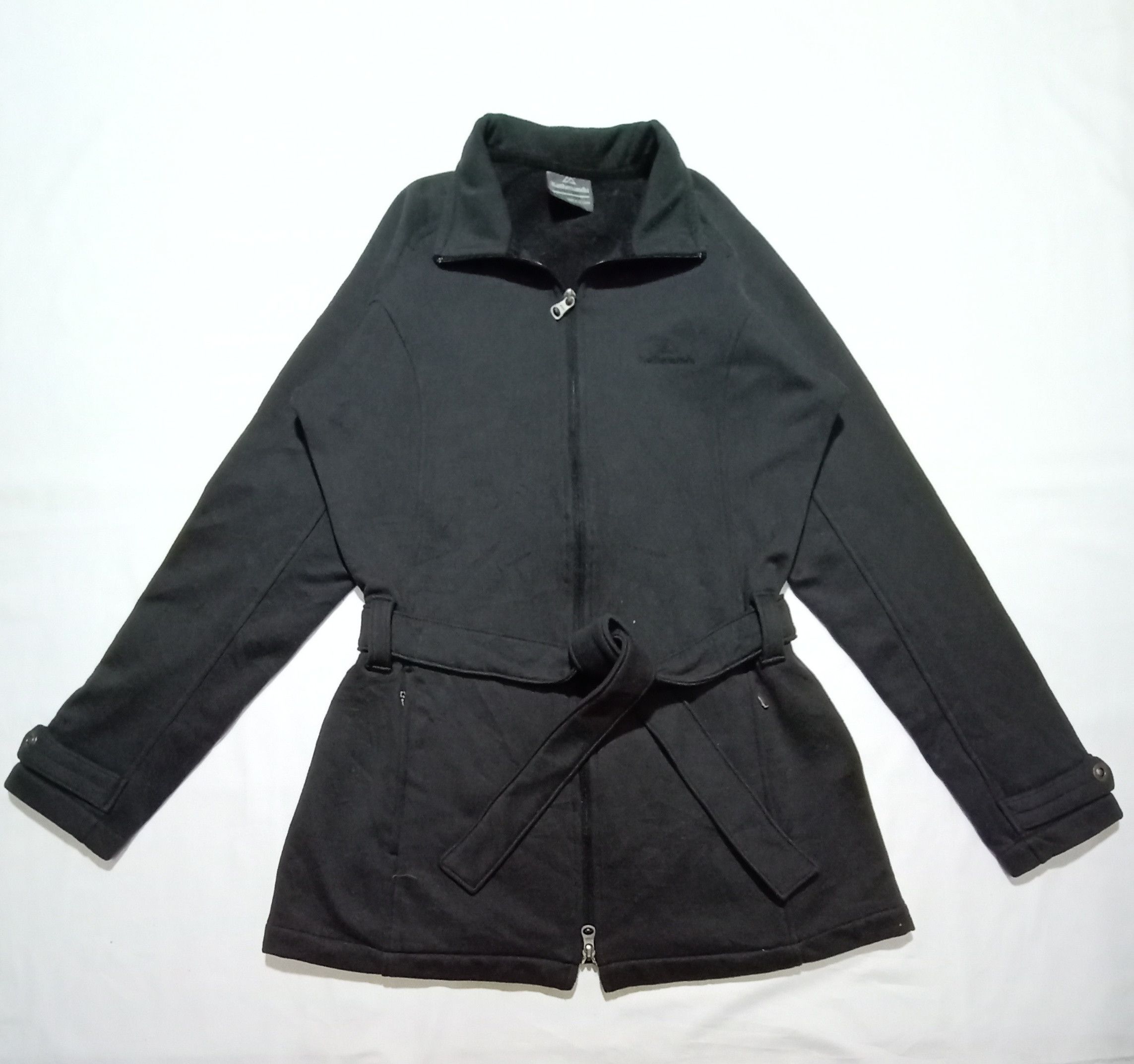 Designer Kathmandu Light Jacket Black Color Embroidery Logo Size S / US 4 / IT 40 - 1 Thumbnail