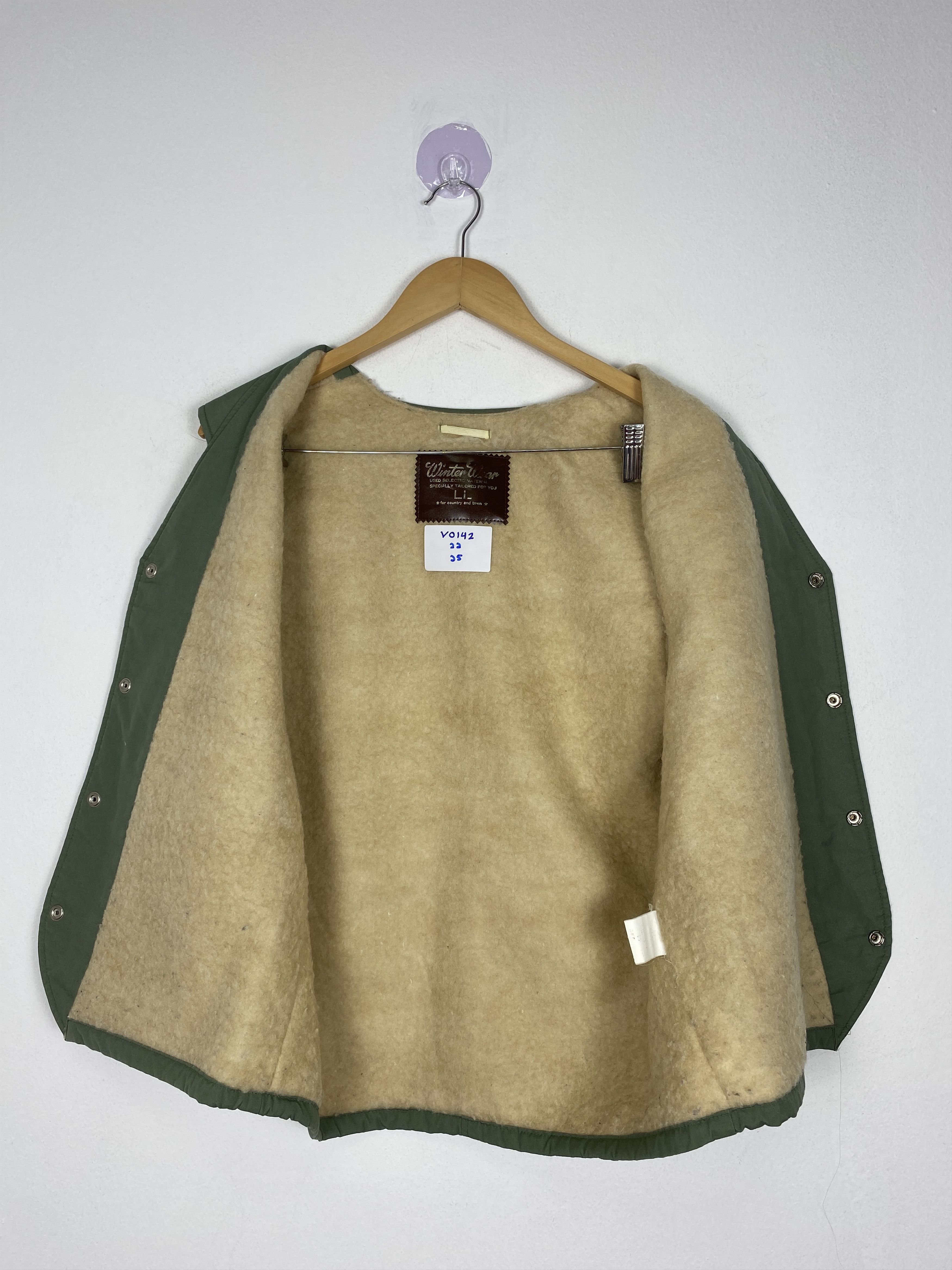 Japanese Brand Vintage Winter Wear Fleece Lining Vest Size US S / EU 44-46 / 1 - 5 Thumbnail