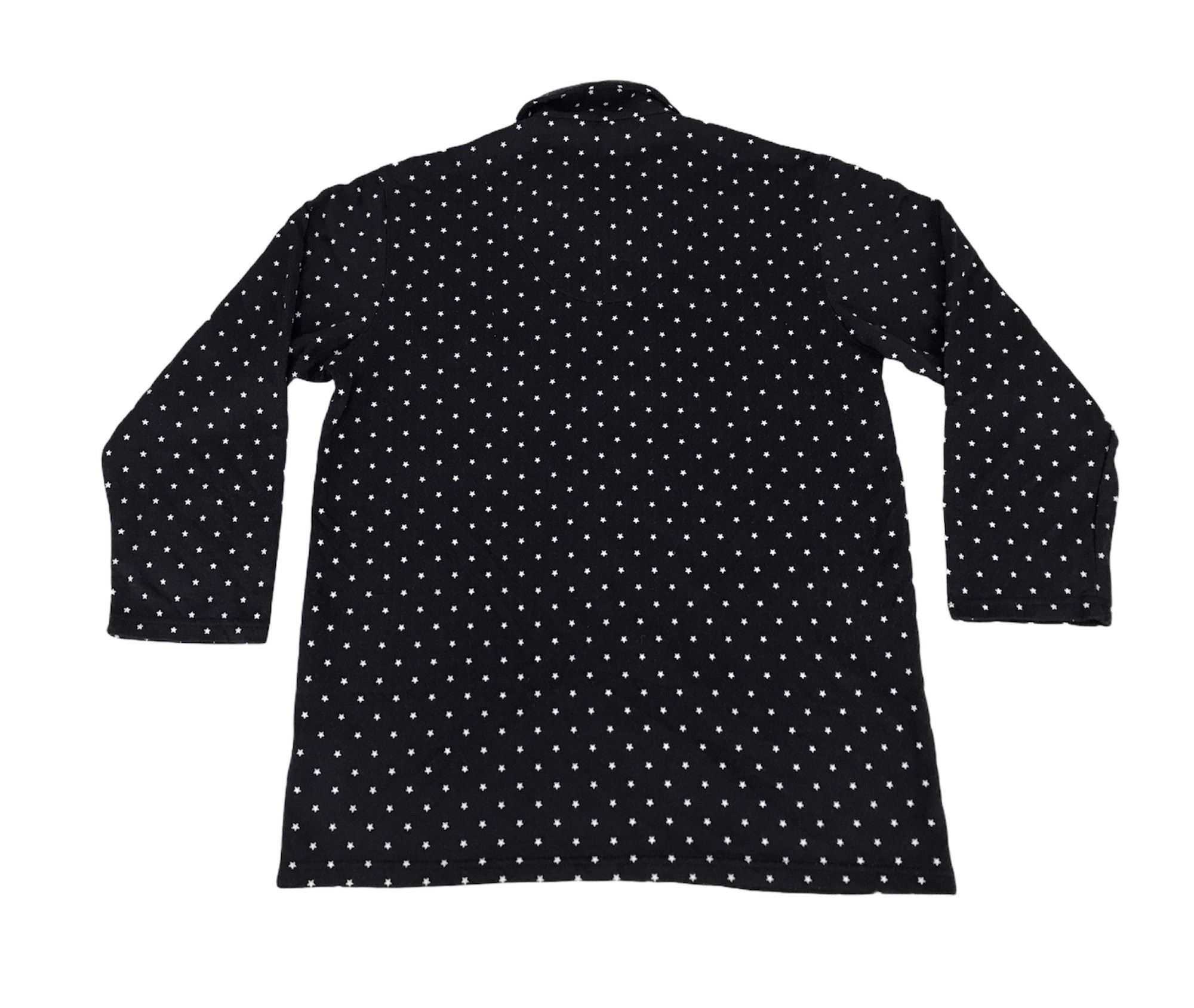 Kangol Vintage Kangol Button Down Shirt Flannel Star Polka Dot Size US M / EU 48-50 / 2 - 2 Thumbnail