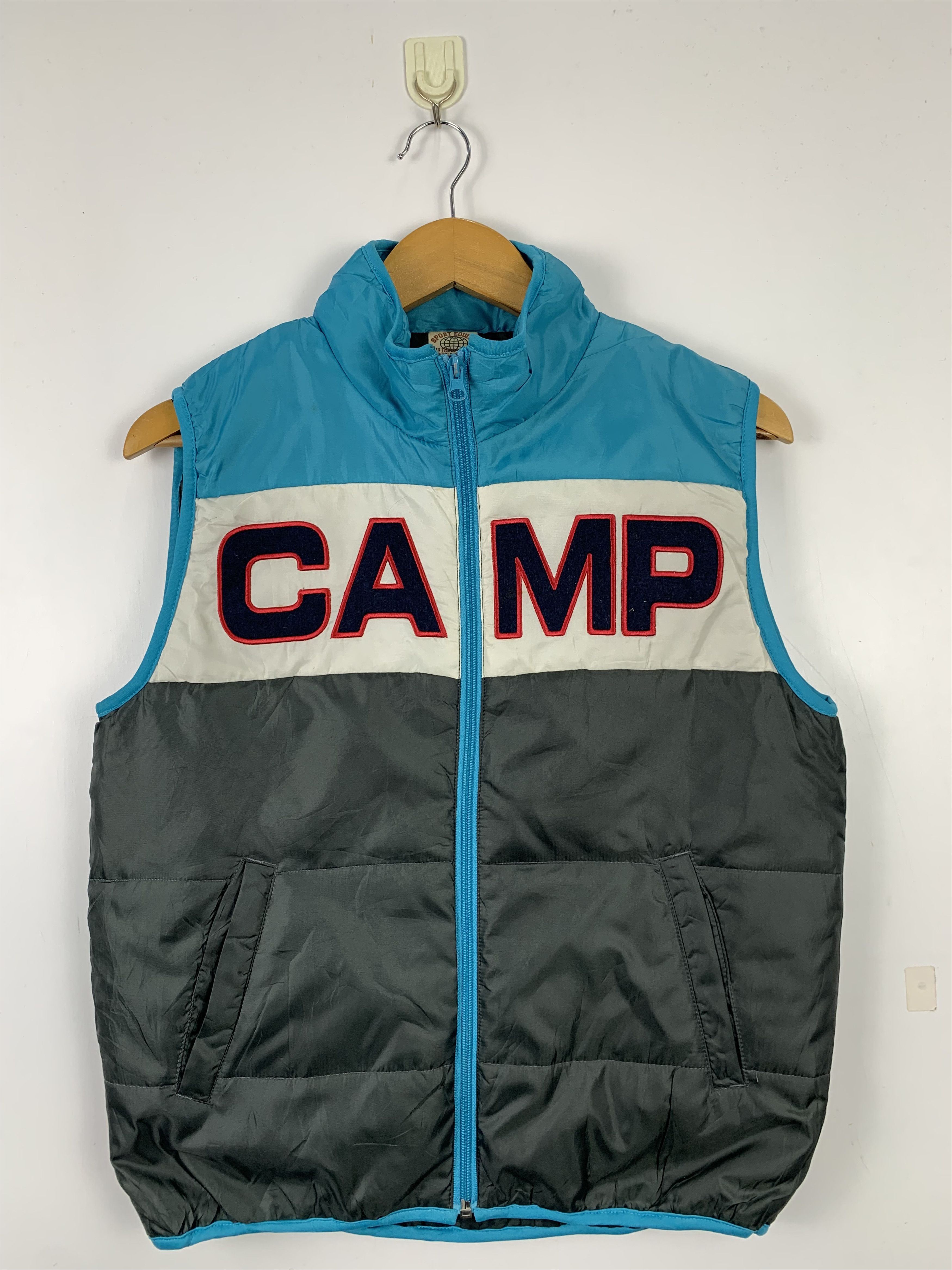 Image of Vintage Champ Puffer Zip Up Vests, Men's (Size Small)