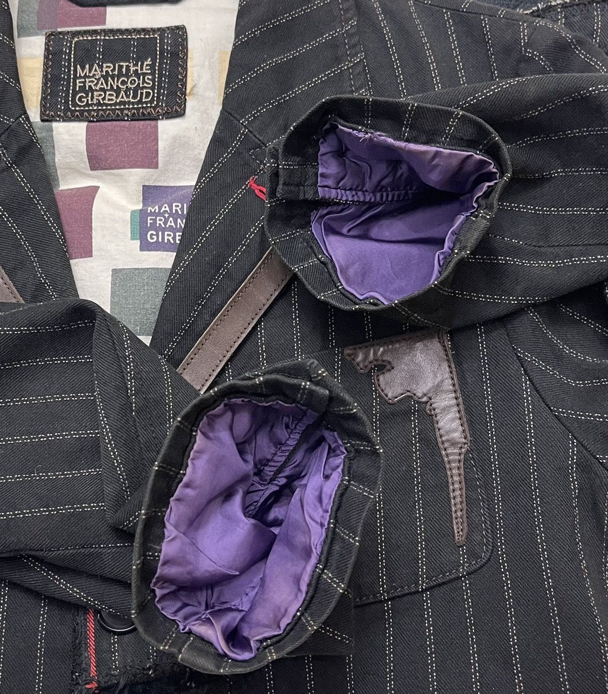 Marithe + Francois Girbaud MFG Stripe Chore Jacket Size US L / EU 52-54 / 3 - 19 Thumbnail