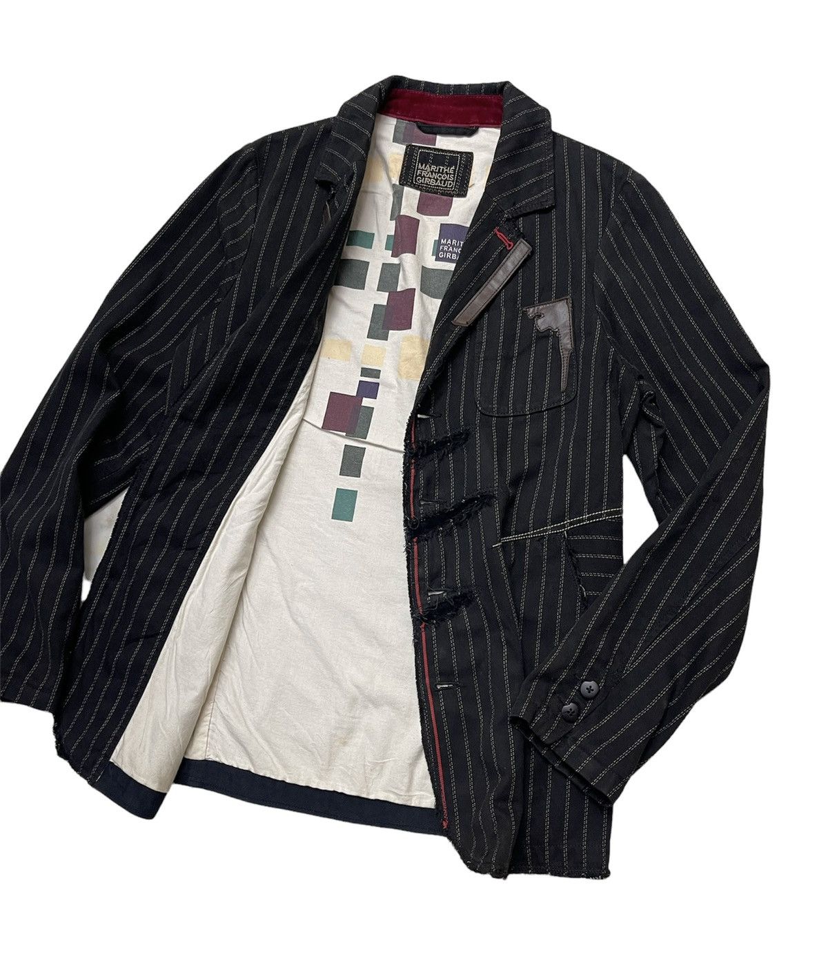 Marithe + Francois Girbaud MFG Stripe Chore Jacket Size US L / EU 52-54 / 3 - 4 Thumbnail