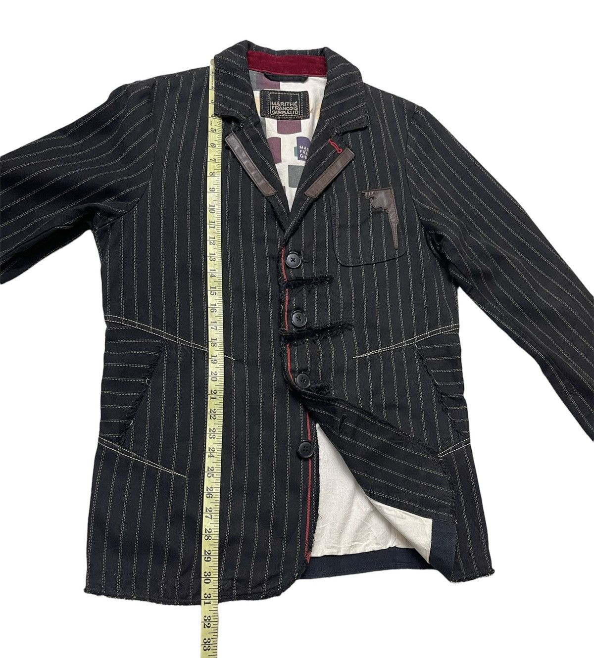 Marithe + Francois Girbaud MFG Stripe Chore Jacket Size US L / EU 52-54 / 3 - 11 Thumbnail