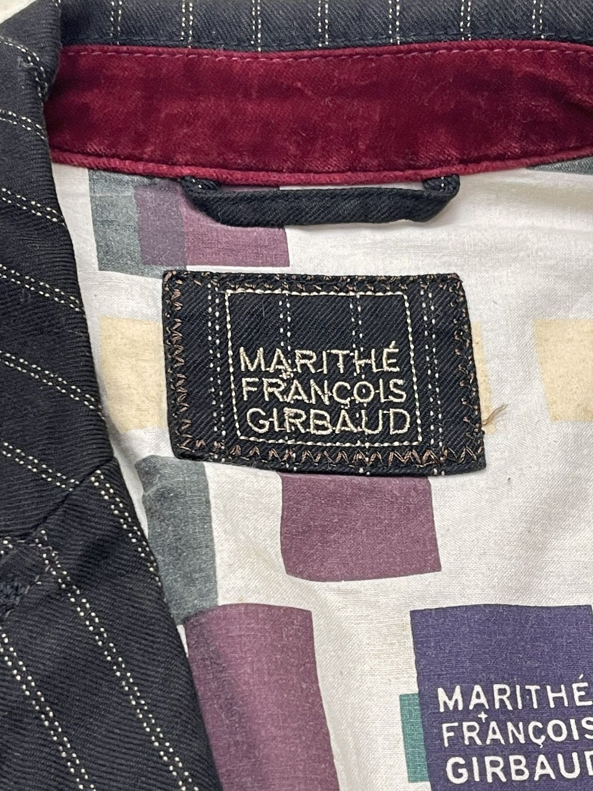 Marithe + Francois Girbaud MFG Stripe Chore Jacket Size US L / EU 52-54 / 3 - 12 Thumbnail