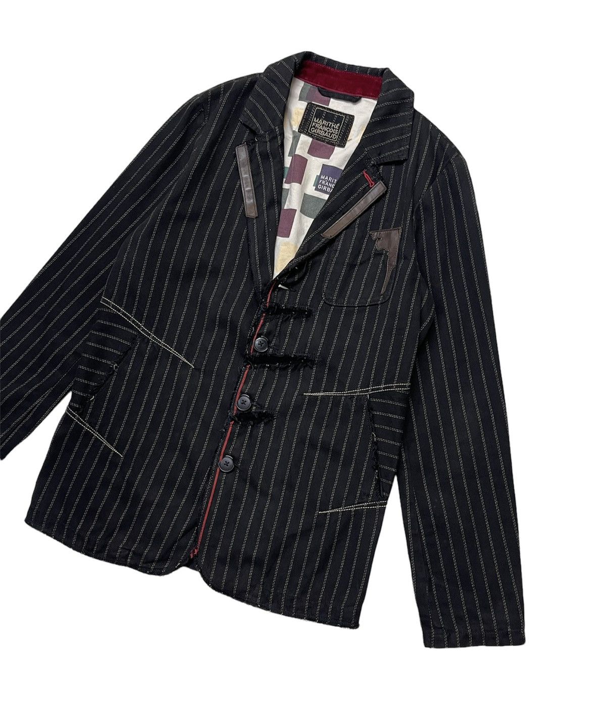Marithe + Francois Girbaud MFG Stripe Chore Jacket Size US L / EU 52-54 / 3 - 6 Thumbnail