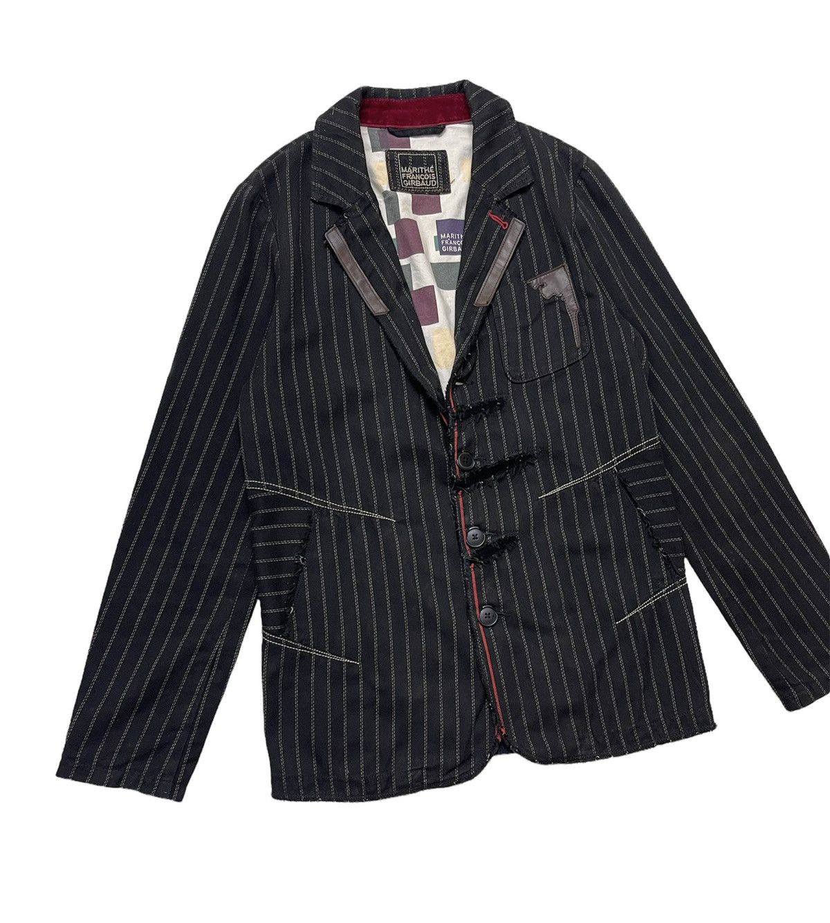 Marithe + Francois Girbaud MFG Stripe Chore Jacket Size US L / EU 52-54 / 3 - 7 Thumbnail
