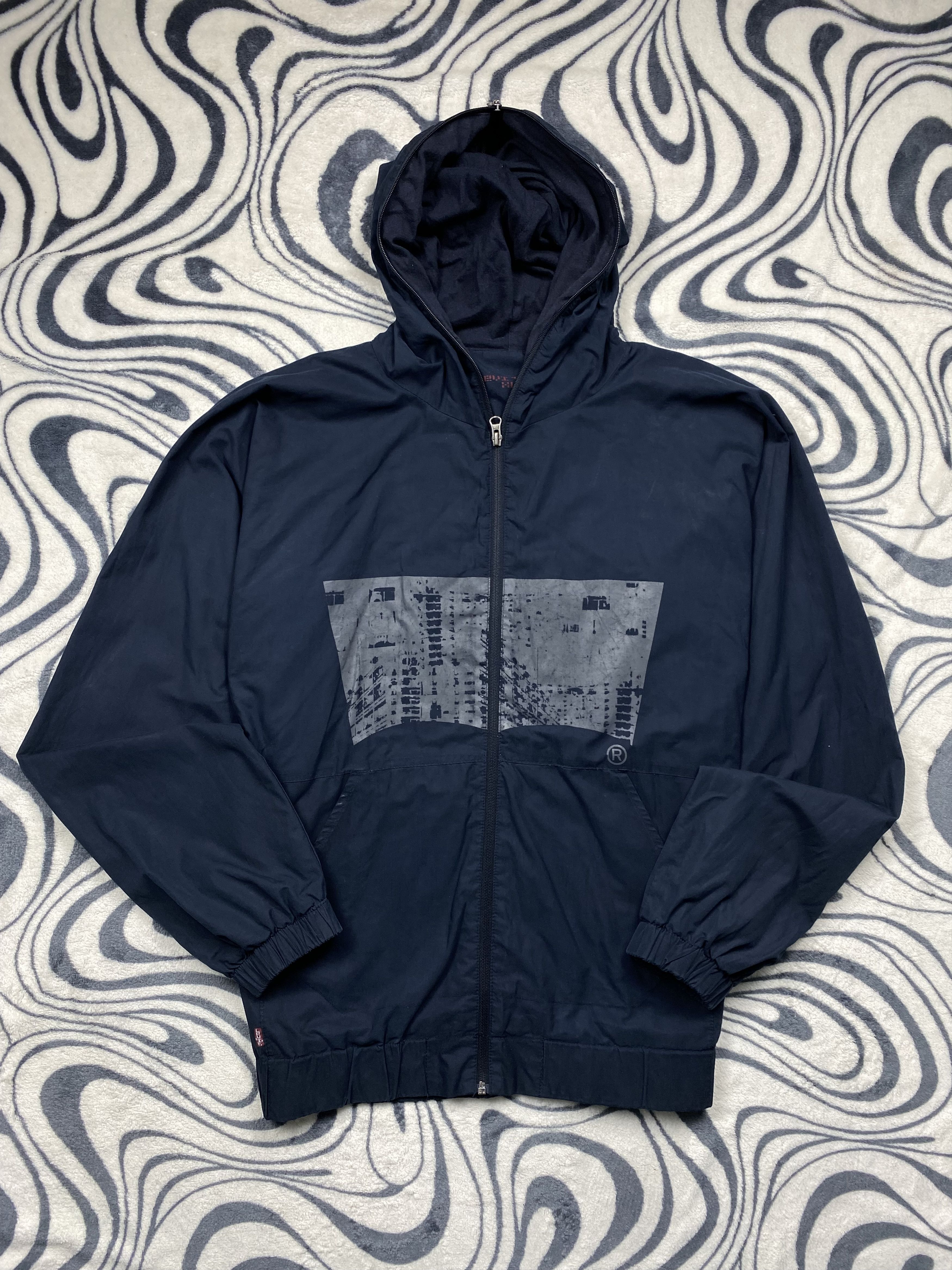 image of Levis x Levis Vintage Clothing Levi's Vintage Mens Ninja Jacket Y2K Pixel in Navy Blue (Size XL)