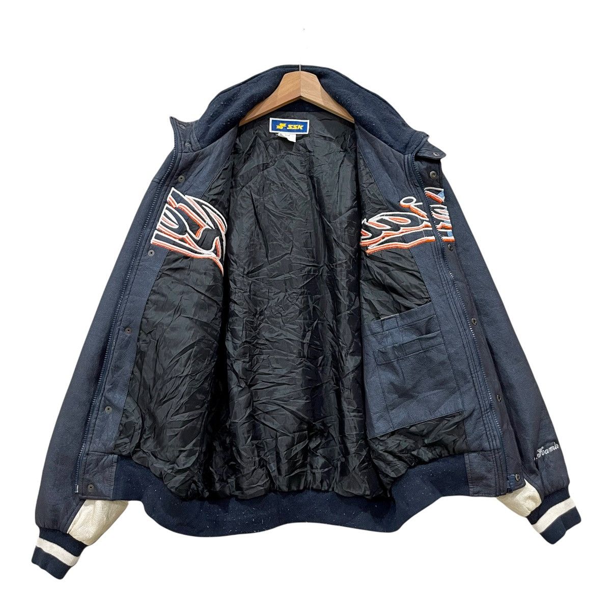 Japanese Brand Vintage!! SSK Japanese Baseball Bomber Jacket Size US L / EU 52-54 / 3 - 5 Thumbnail