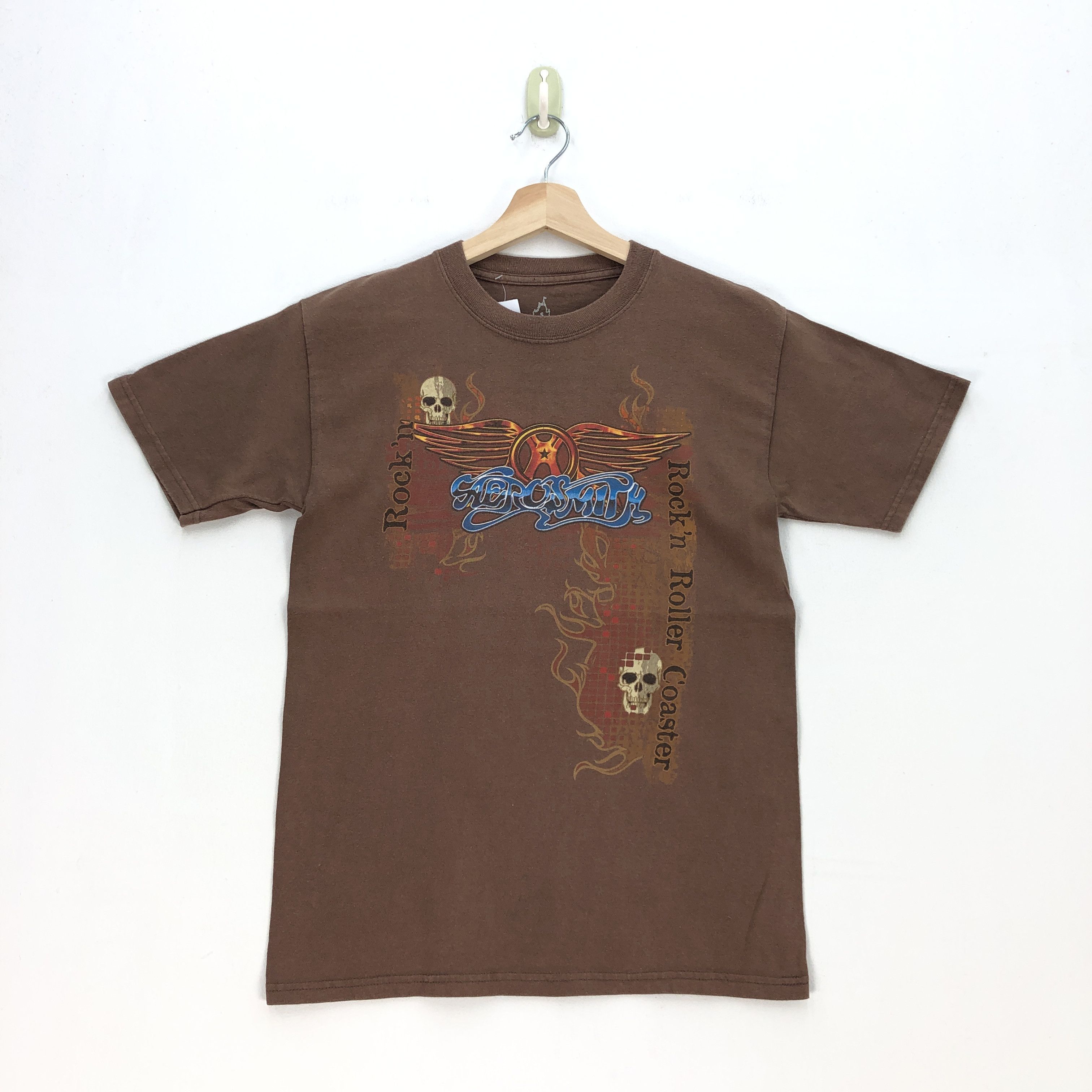 Vintage Aerosmith T Shirt Disney Band Tour Crewneck Tee