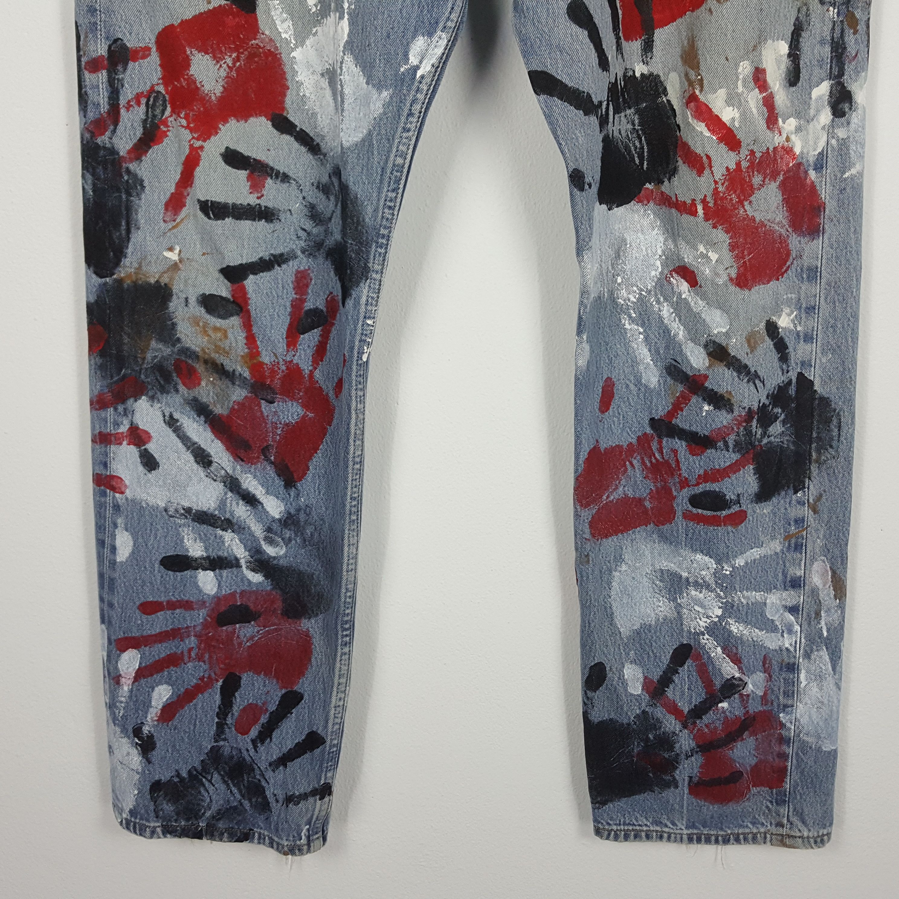 Levi's × Vintage Vintage Levi's 501 art streetwear style denim jeans Size US 40 / EU 56 - 8 Thumbnail