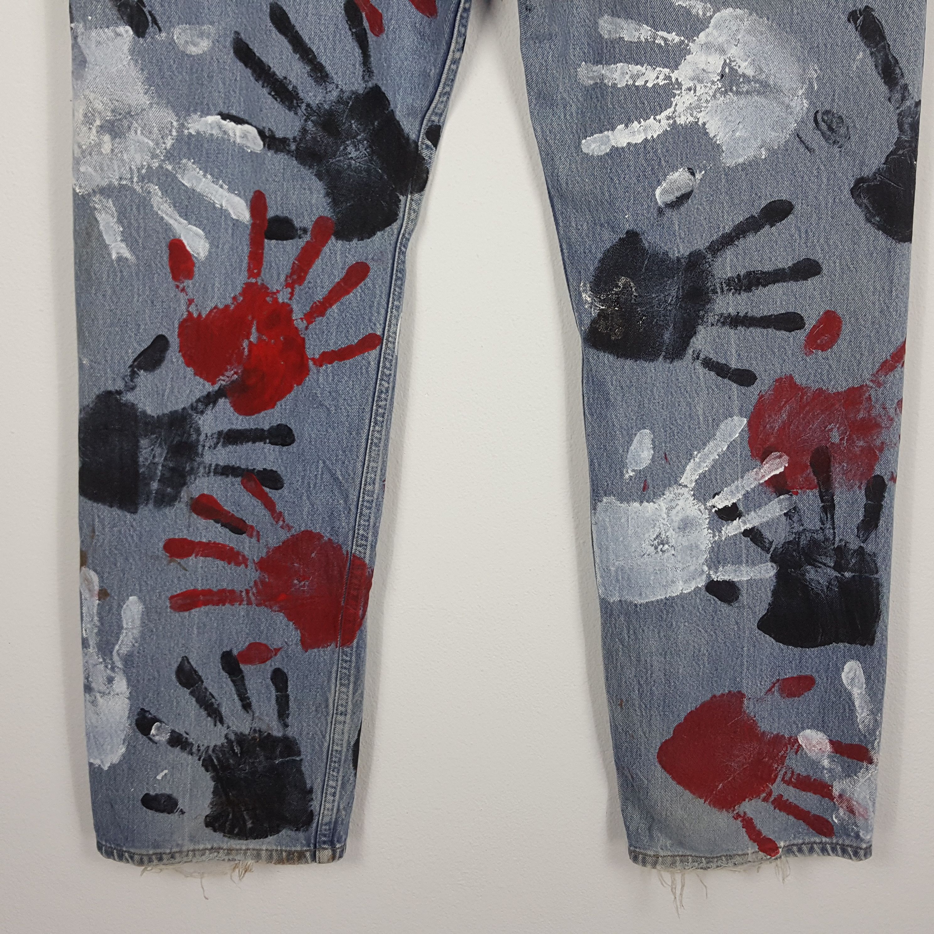Levi's × Vintage Vintage Levi's 501 art streetwear style denim jeans Size US 40 / EU 56 - 3 Thumbnail