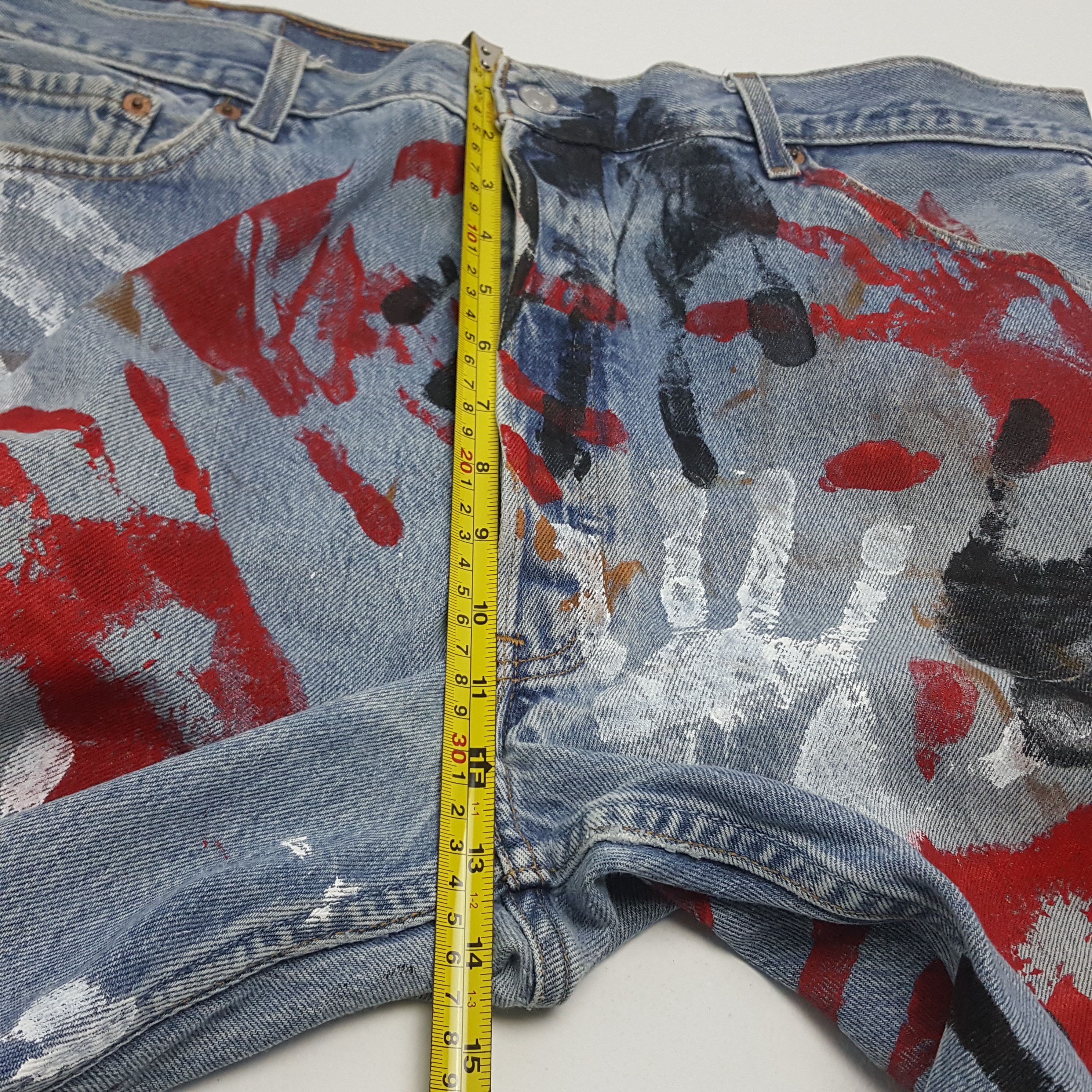 Levi's × Vintage Vintage Levi's 501 art streetwear style denim jeans Size US 40 / EU 56 - 14 Thumbnail