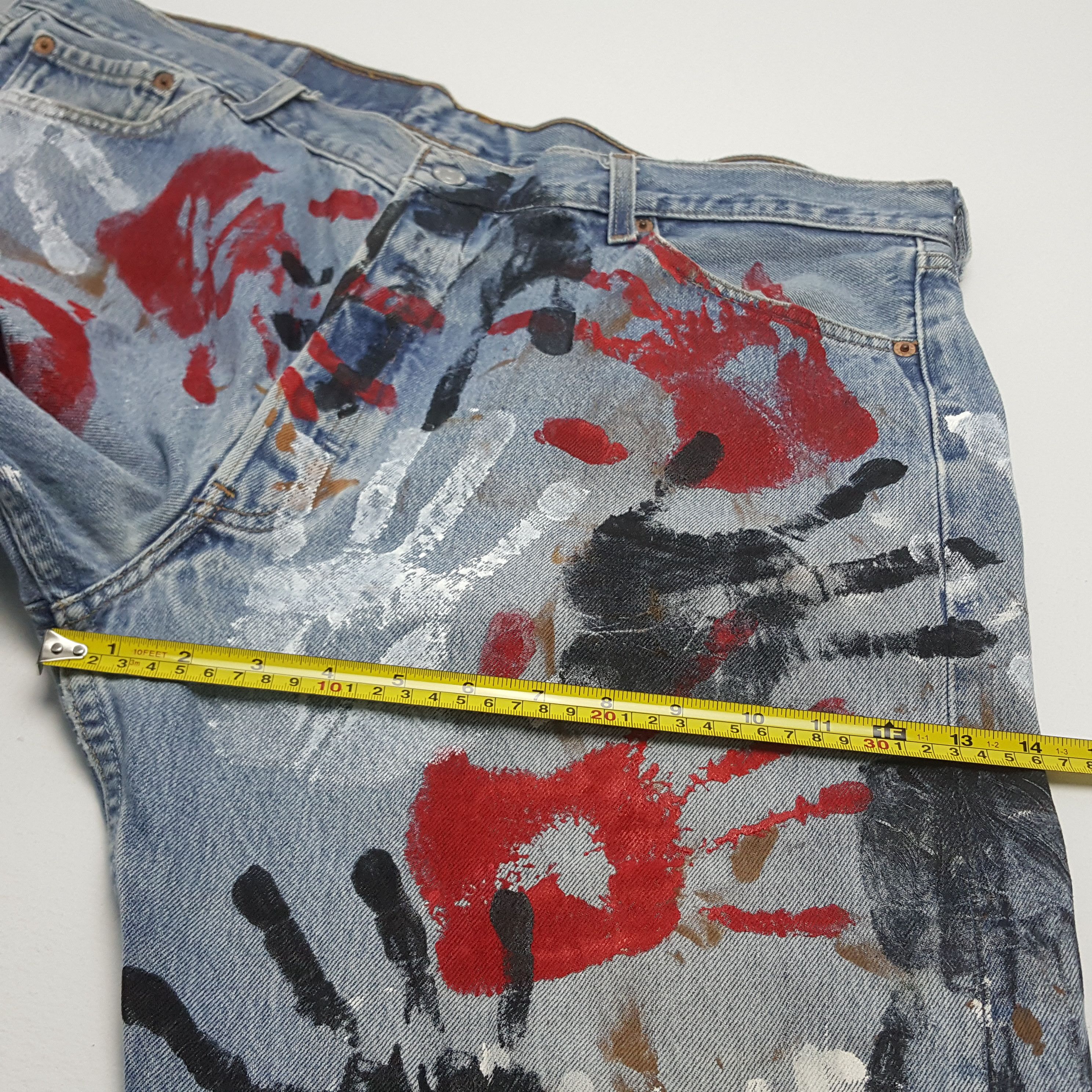 Levi's × Vintage Vintage Levi's 501 art streetwear style denim jeans Size US 40 / EU 56 - 13 Thumbnail