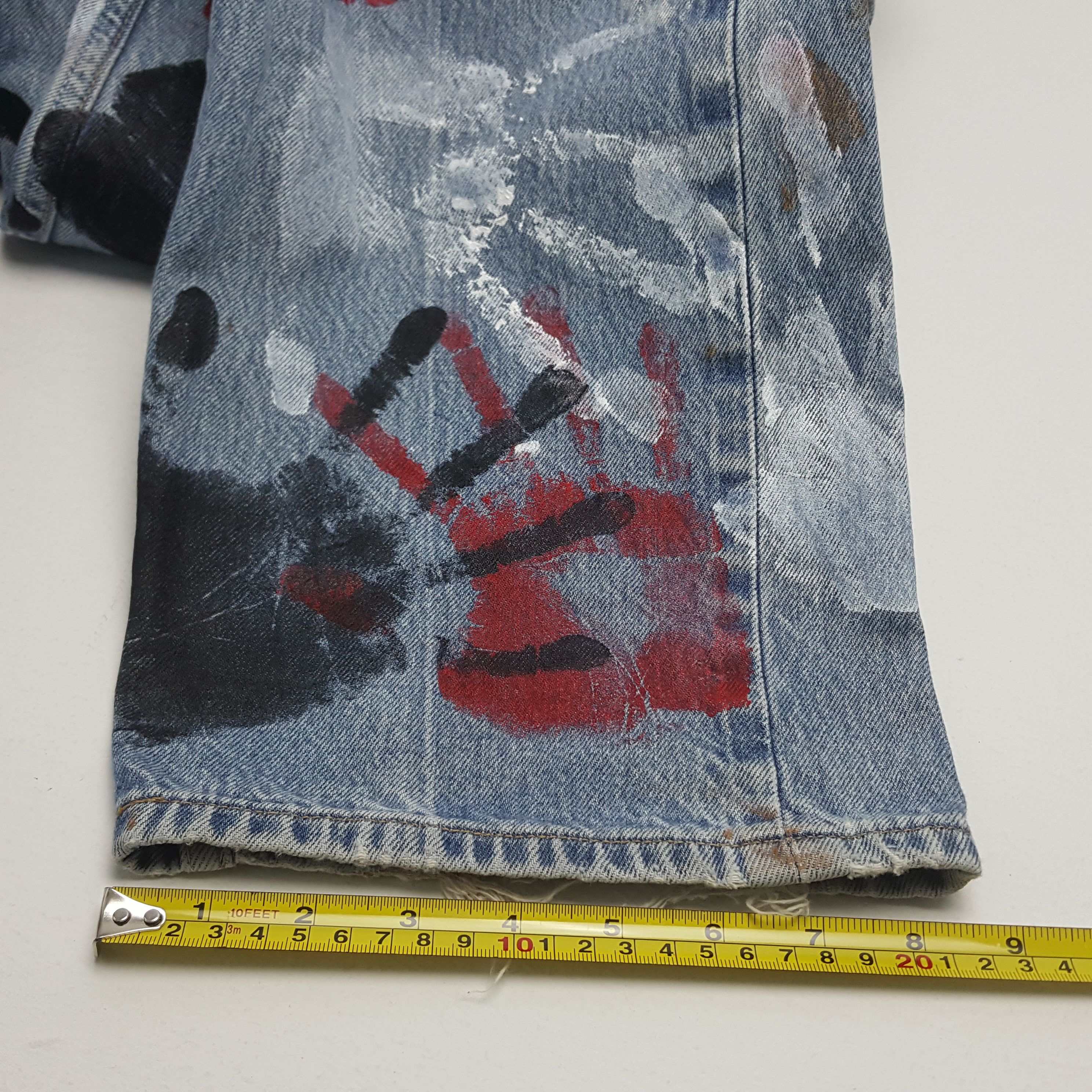 Levi's × Vintage Vintage Levi's 501 art streetwear style denim jeans Size US 40 / EU 56 - 12 Thumbnail