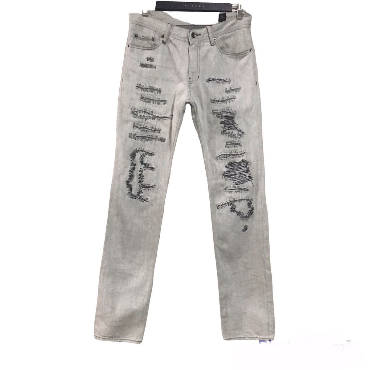 semanticdesign Semantic Design Distressed Denim Jeans Size US 32 / EU 48 - 1 Thumbnail