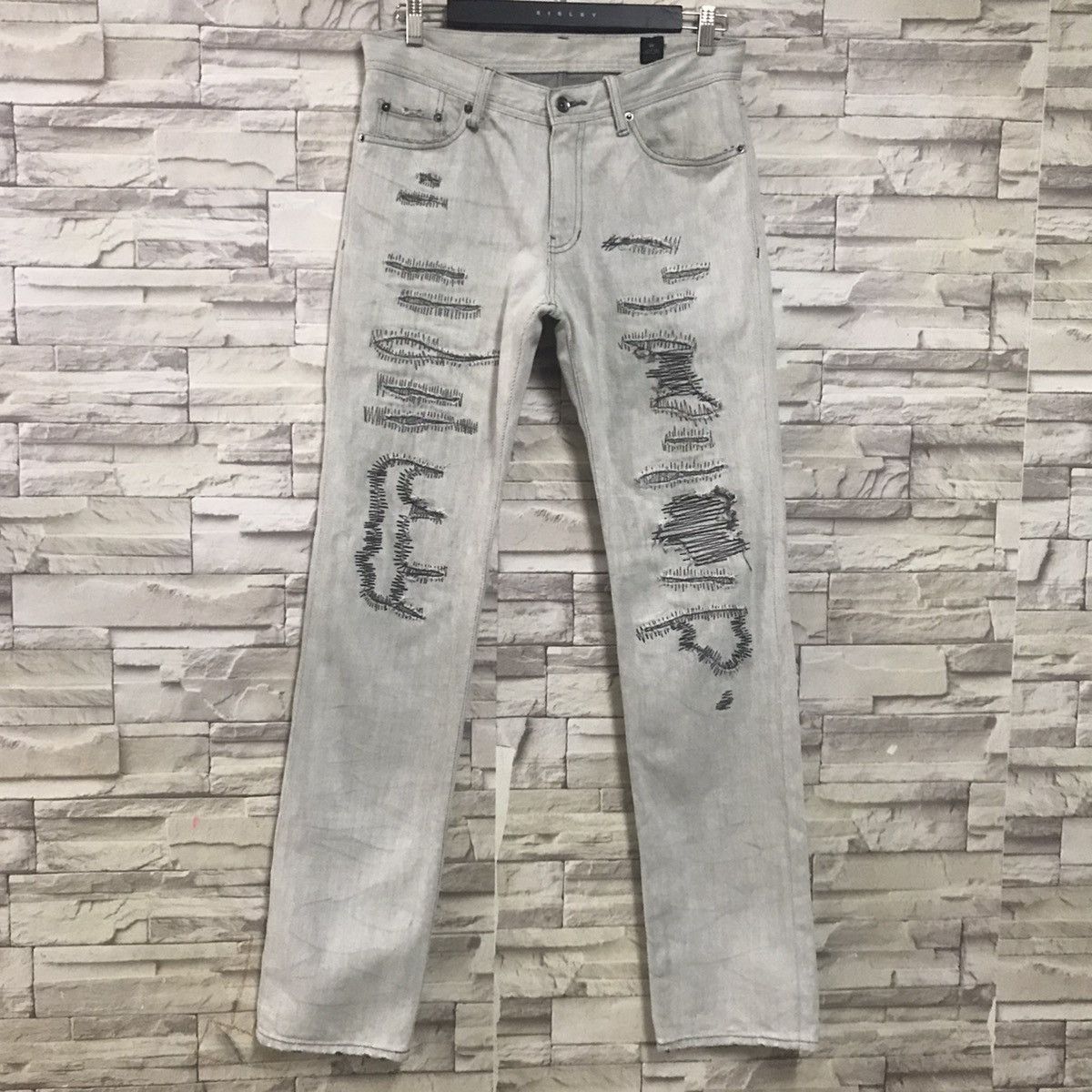 semanticdesign Semantic Design Distressed Denim Jeans Size US 32 / EU 48 - 3 Thumbnail