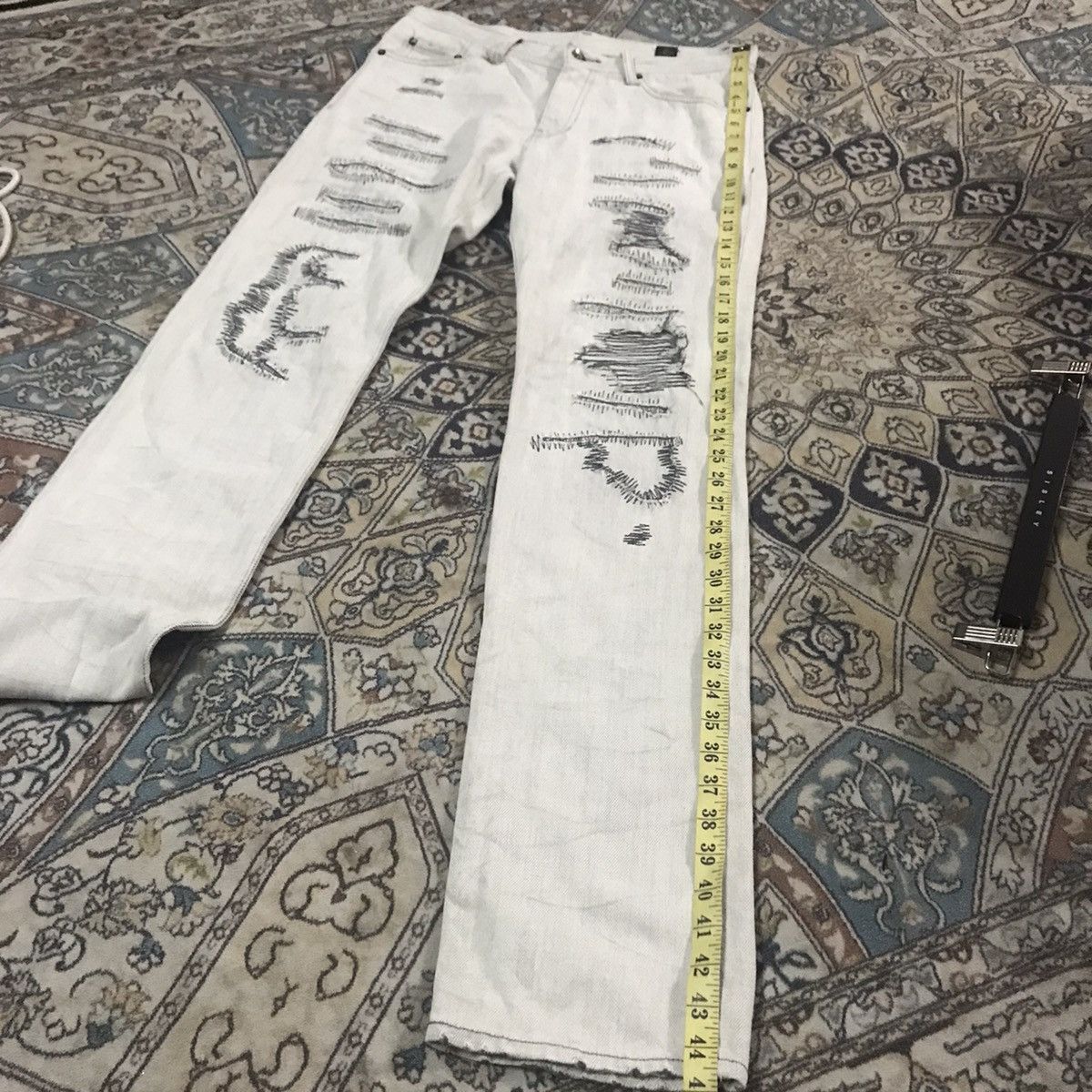 semanticdesign Semantic Design Distressed Denim Jeans Size US 32 / EU 48 - 20 Thumbnail
