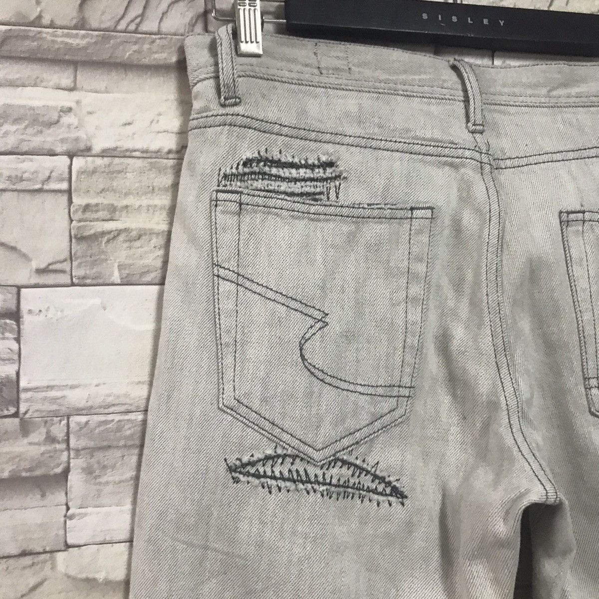 semanticdesign Semantic Design Distressed Denim Jeans Size US 32 / EU 48 - 13 Thumbnail