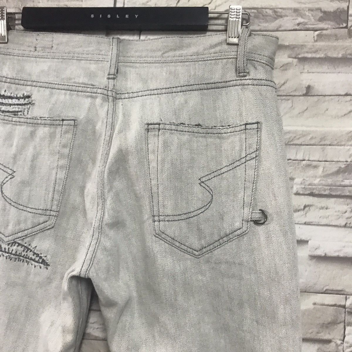 semanticdesign Semantic Design Distressed Denim Jeans Size US 32 / EU 48 - 14 Thumbnail