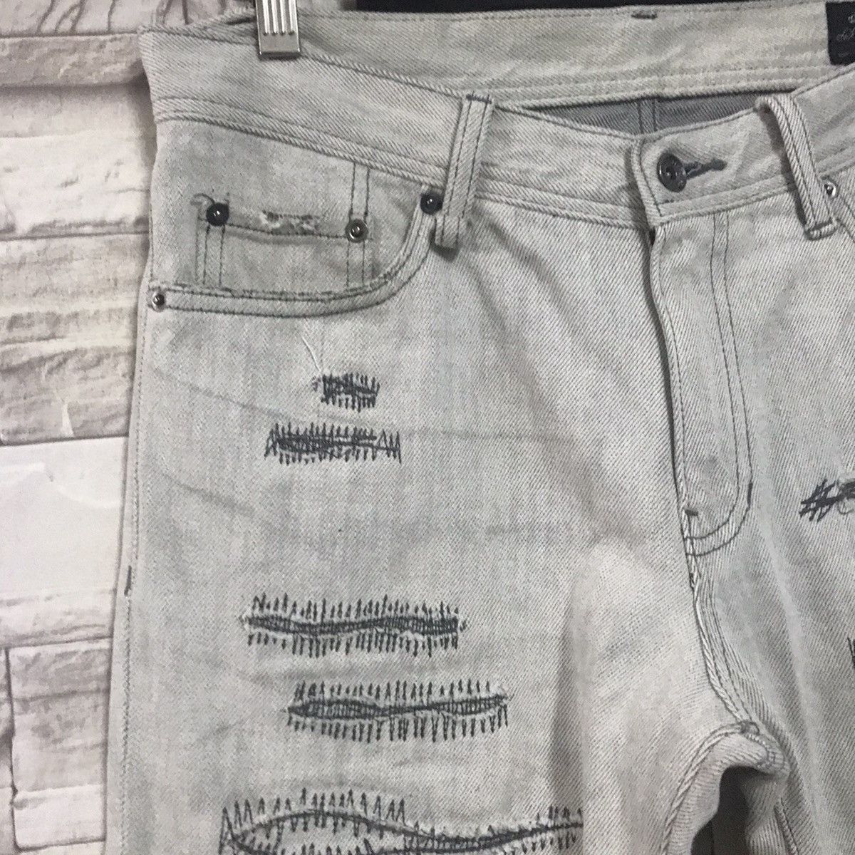 semanticdesign Semantic Design Distressed Denim Jeans Size US 32 / EU 48 - 5 Thumbnail