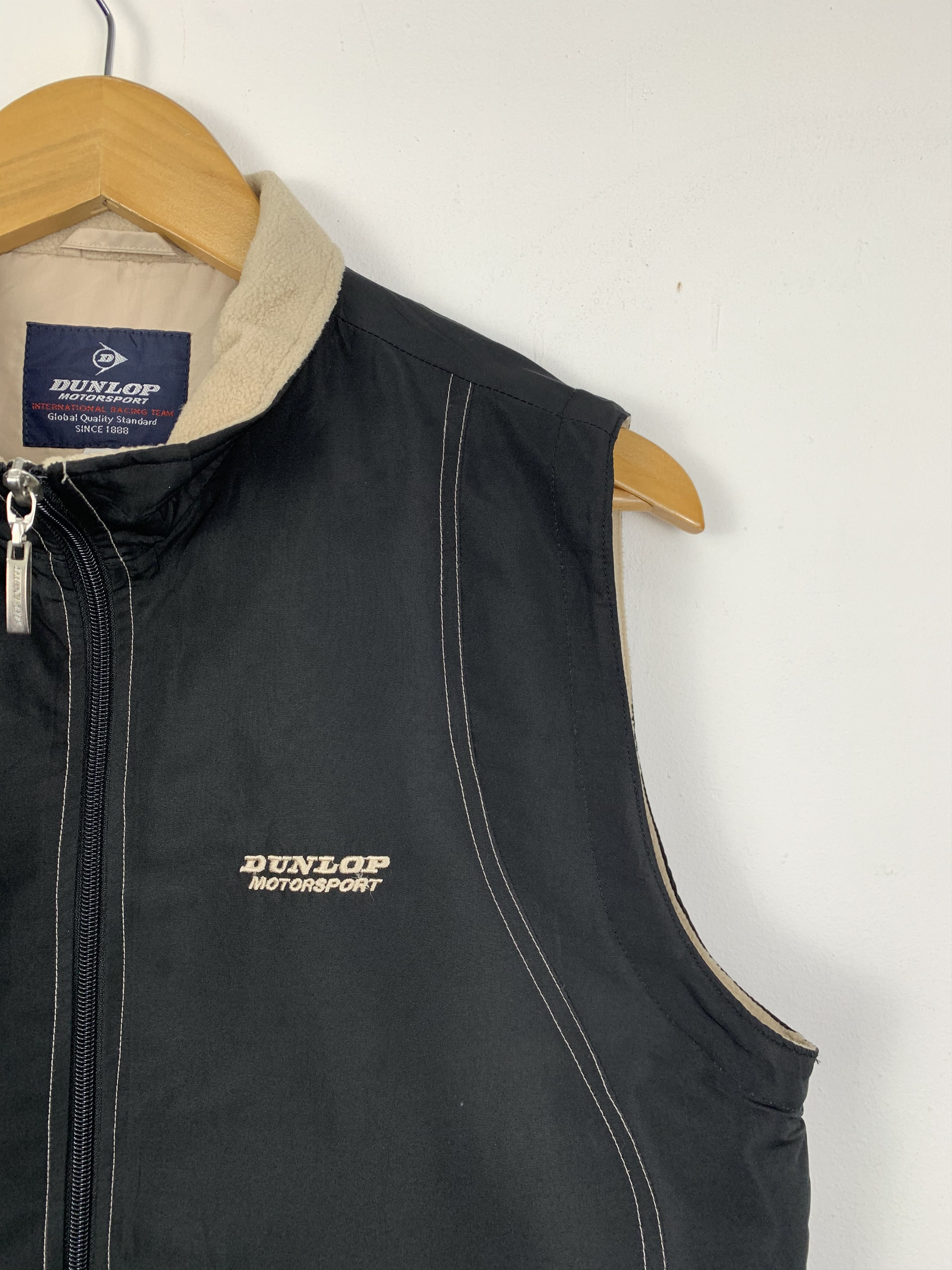 Dunlop Vintage DUNLOP Zip Up Fleece Lining Vests Size US S / EU 44-46 / 1 - 4 Thumbnail