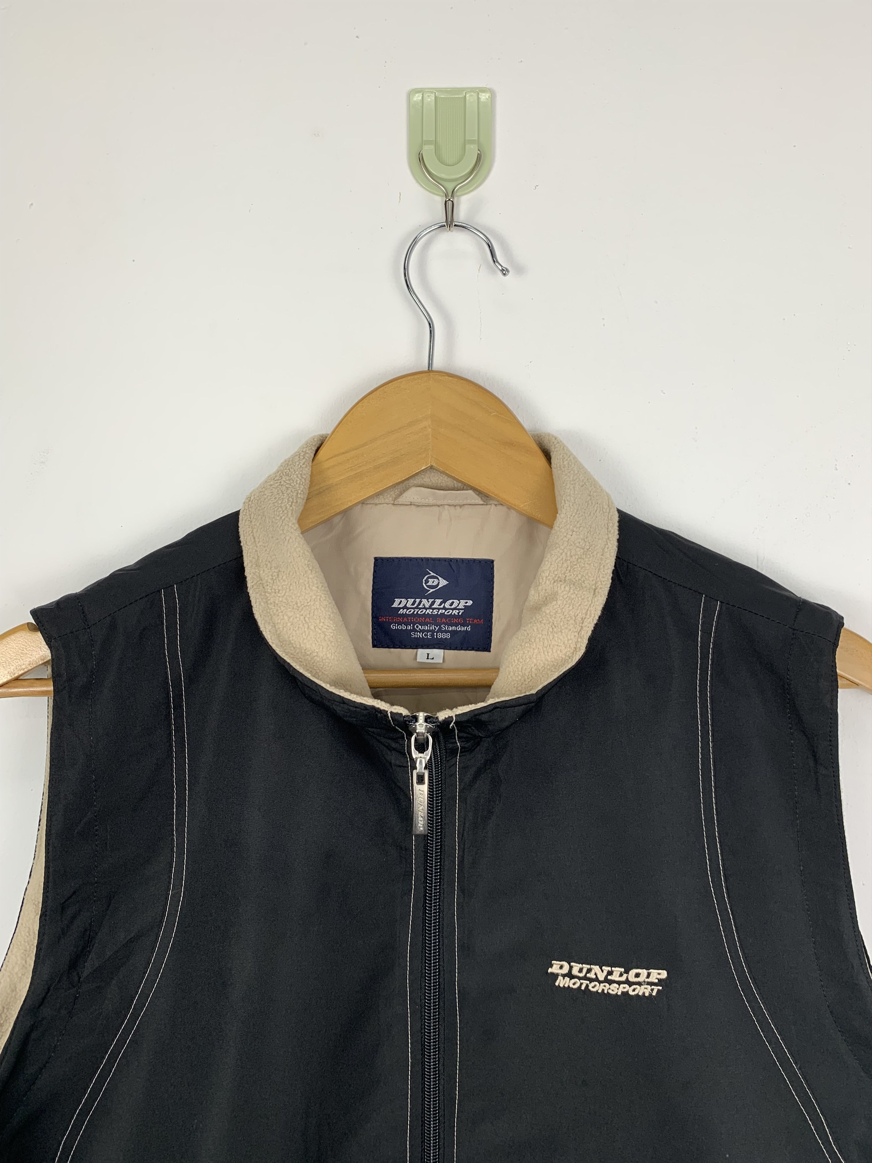 Dunlop Vintage DUNLOP Zip Up Fleece Lining Vests Size US S / EU 44-46 / 1 - 2 Thumbnail