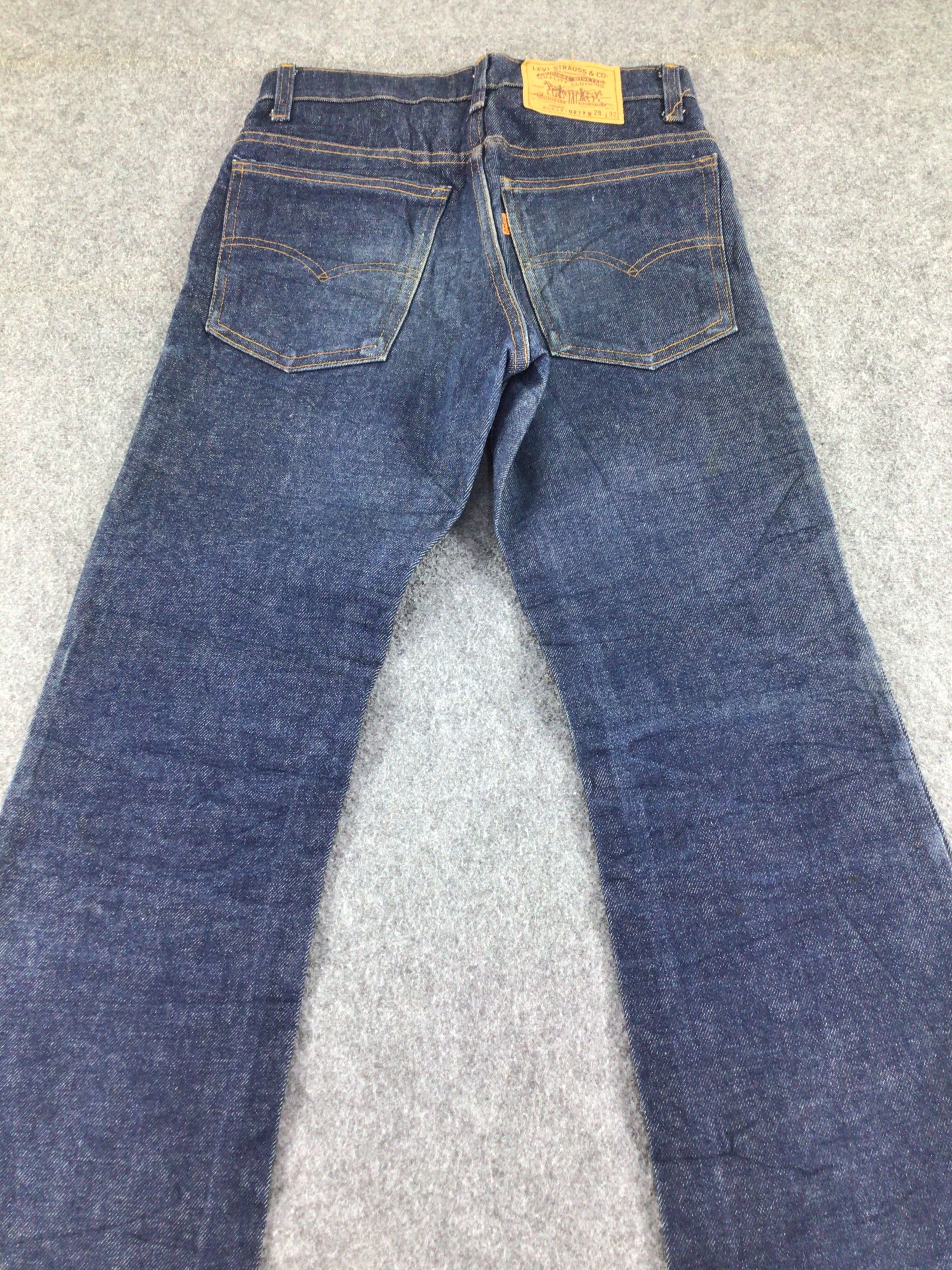 Levi's × Vintage Vintage Levis 517 Flare Orange Tab Jeans-J292 Size US 28 / EU 44 - 4 Thumbnail