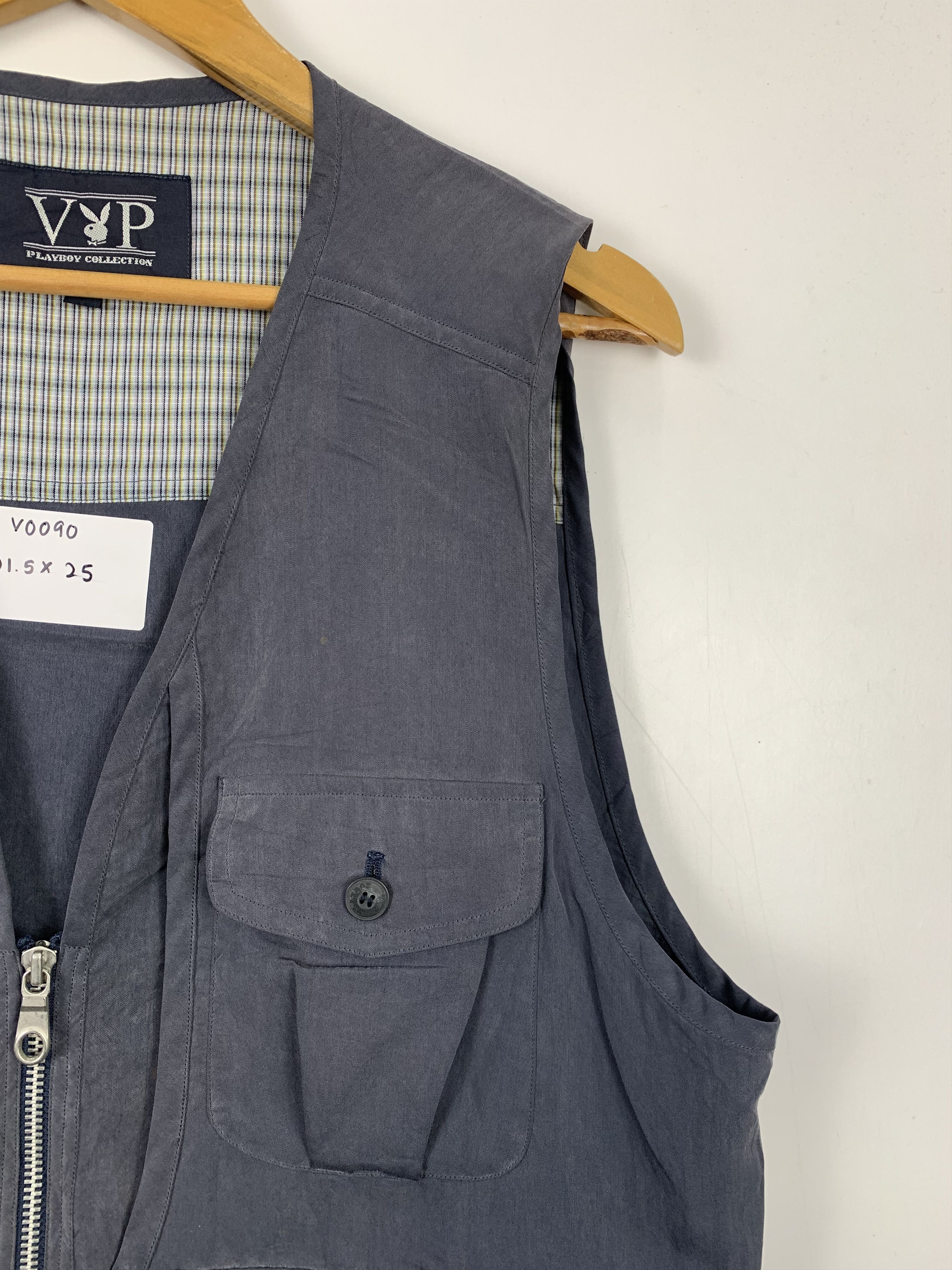 Playboy Vintage PLAYBOY Multi Pocket Zip Vests Size US M / EU 48-50 / 2 - 5 Thumbnail