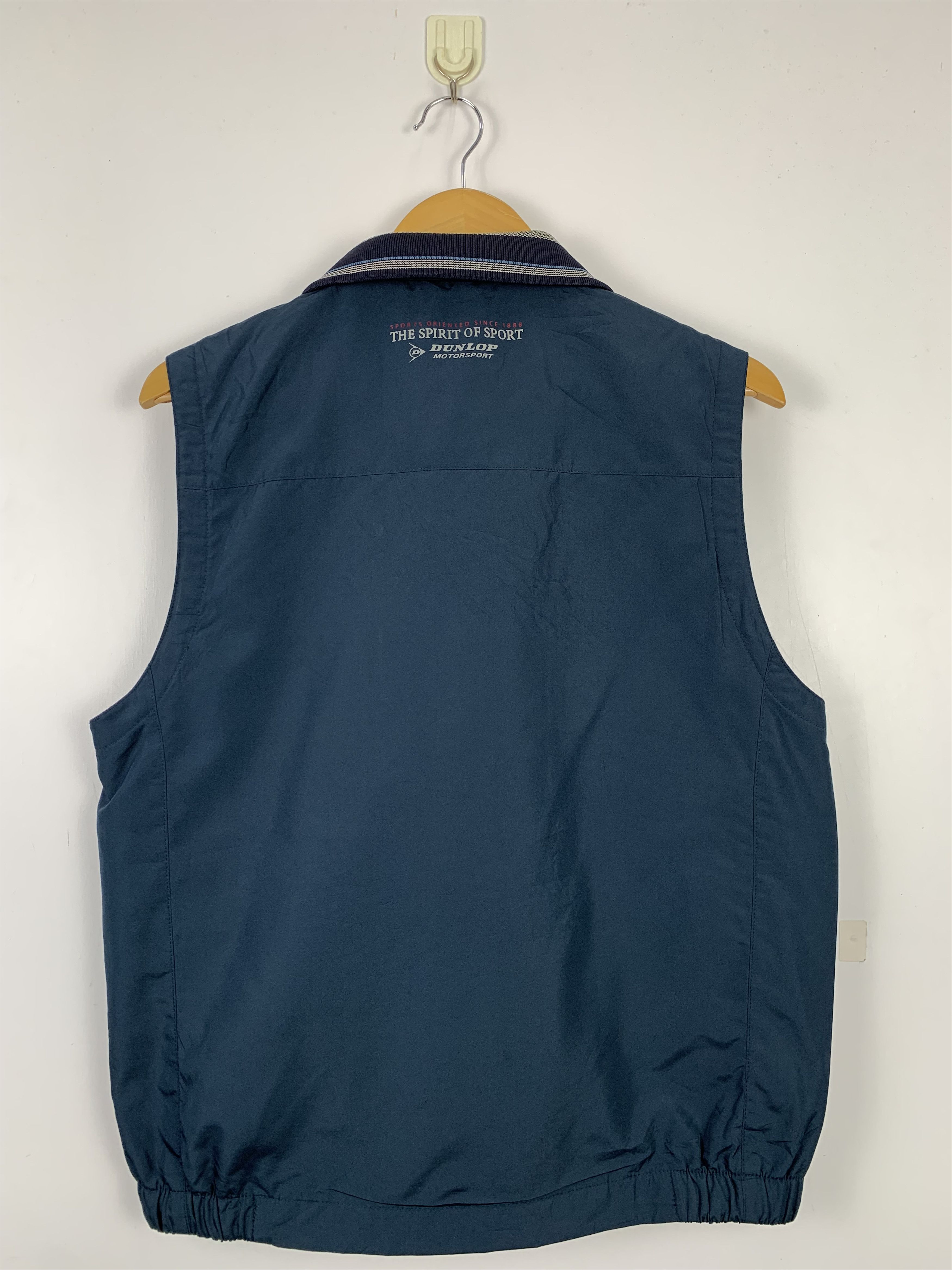 Dunlop Vintage DUNLOP Checkered Lining Zip Up Vests Size US S / EU 44-46 / 1 - 7 Thumbnail