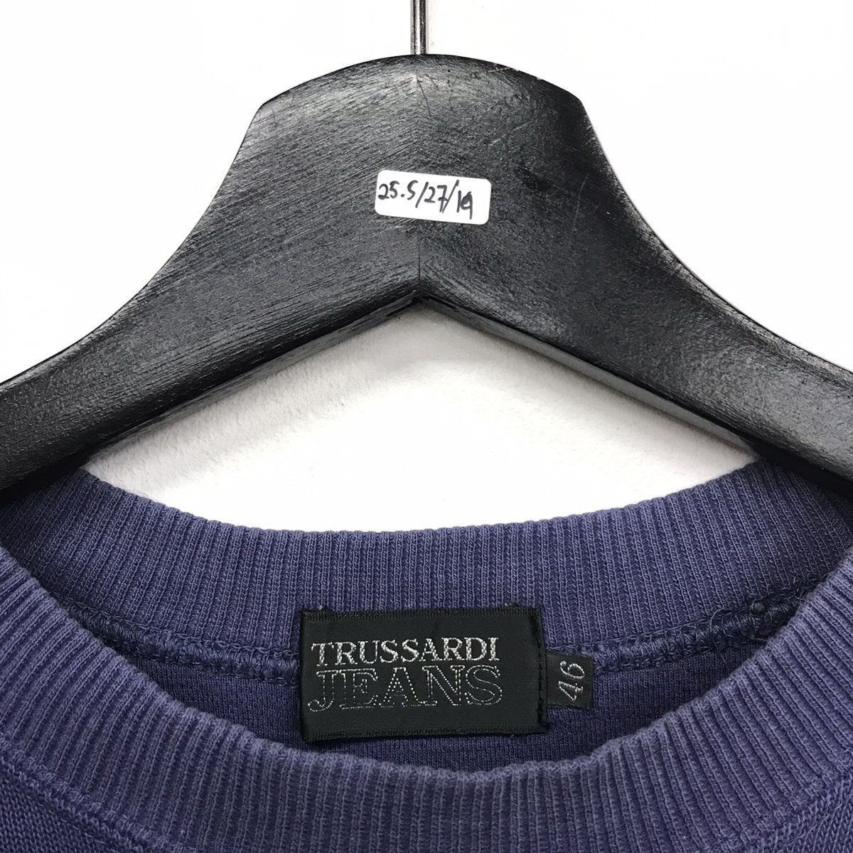 Trussardi × Vintage Rare!! Vintage Trussardi Jeans Embroidery Sweatshirt Size US S / EU 44-46 / 1 - 11 Thumbnail
