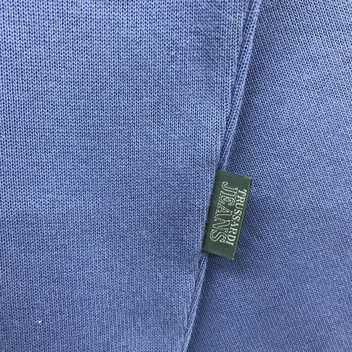 Trussardi × Vintage Rare!! Vintage Trussardi Jeans Embroidery Sweatshirt Size US S / EU 44-46 / 1 - 4 Thumbnail