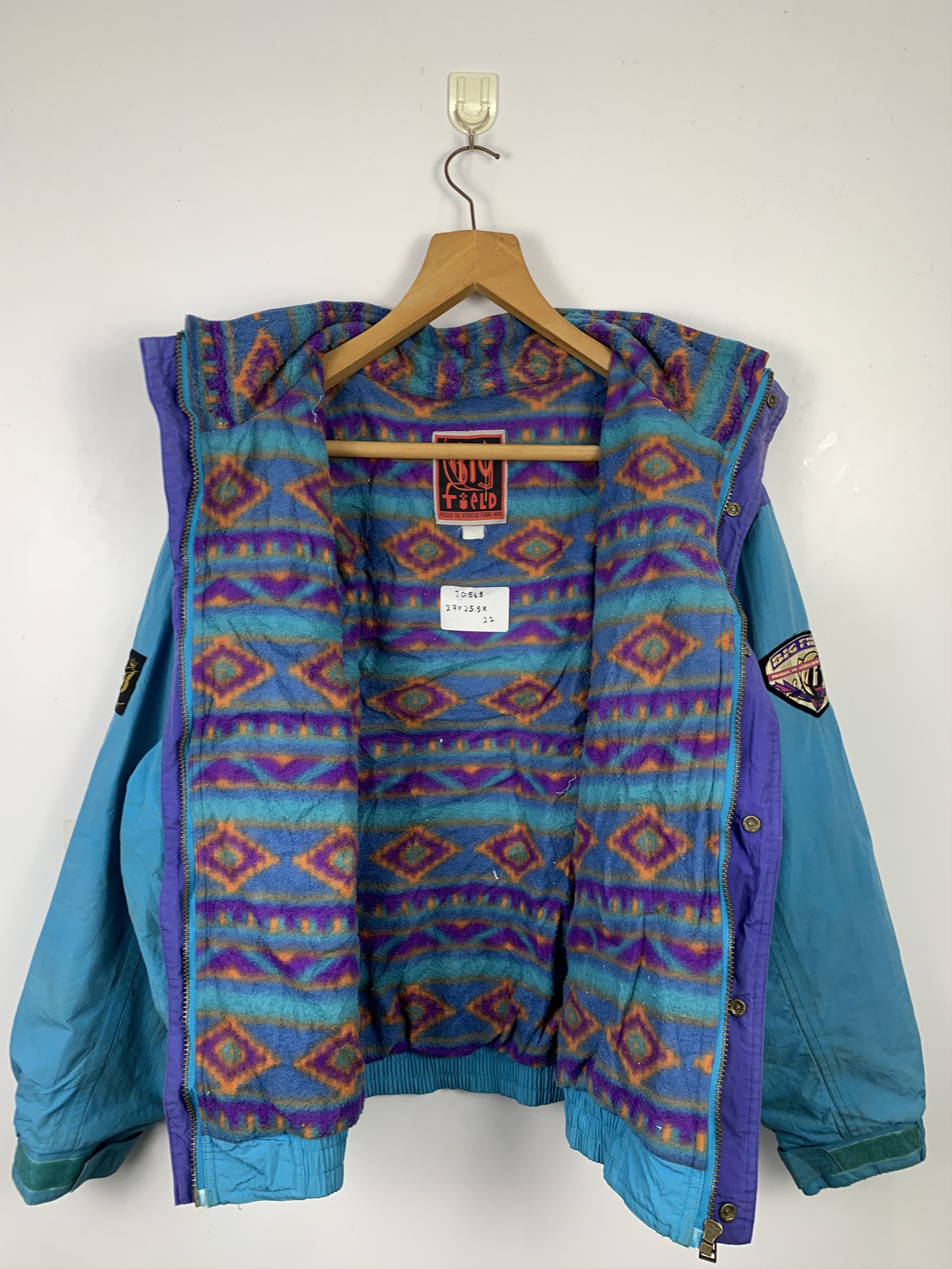 Vintage Vintage 90s Big Field Jackets Fleece Lining J0563 Size US L / EU 52-54 / 3 - 15 Thumbnail