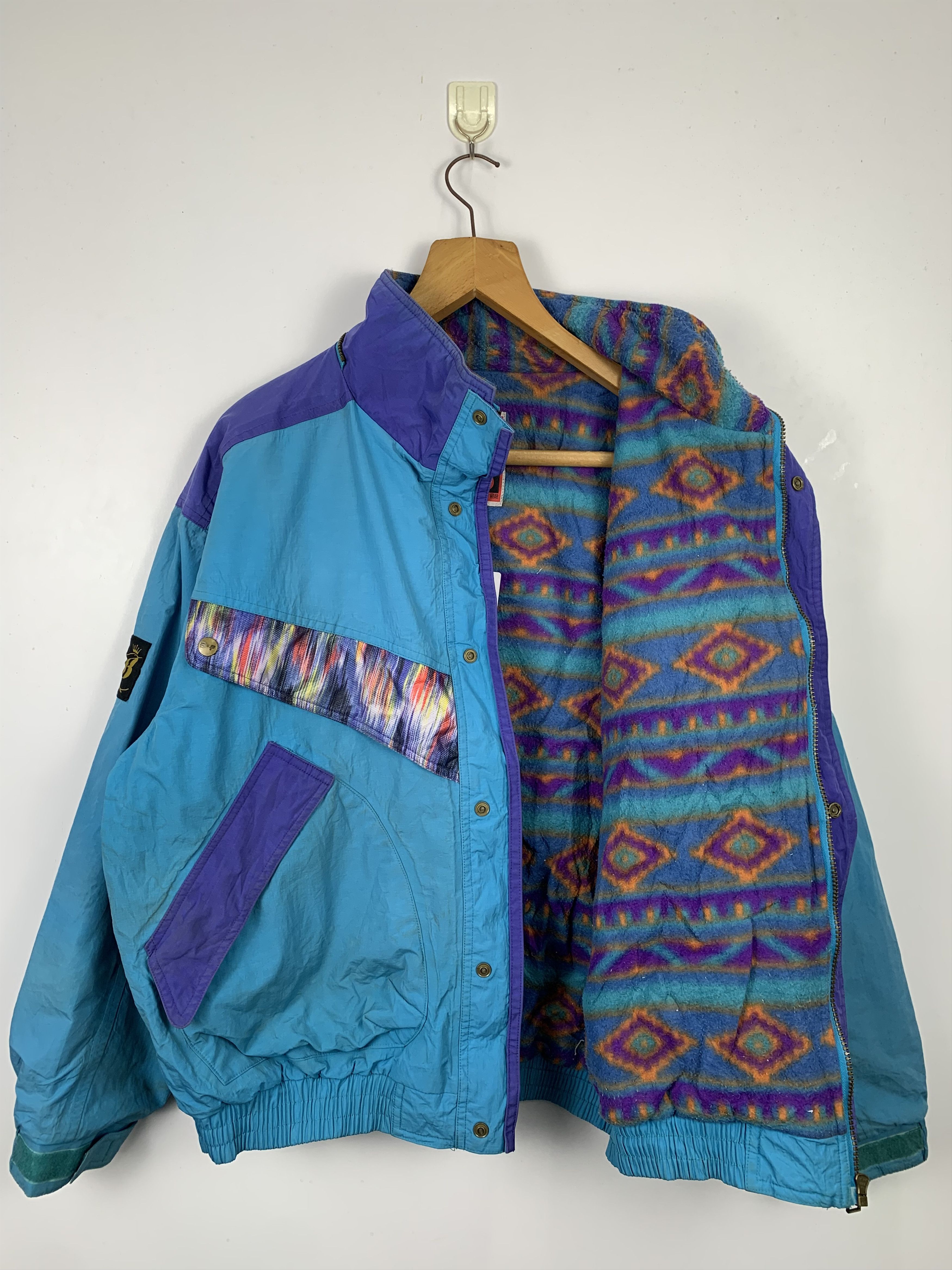 Vintage Vintage 90s Big Field Jackets Fleece Lining J0563 Size US L / EU 52-54 / 3 - 16 Thumbnail
