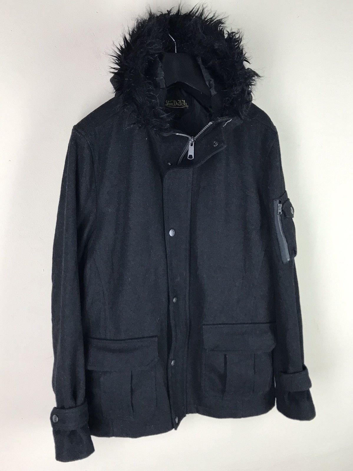 Von Dutch Von Dutch Winter Coat Jacket Military Fur Hoodie Size US M / EU 48-50 / 2 - 3 Thumbnail