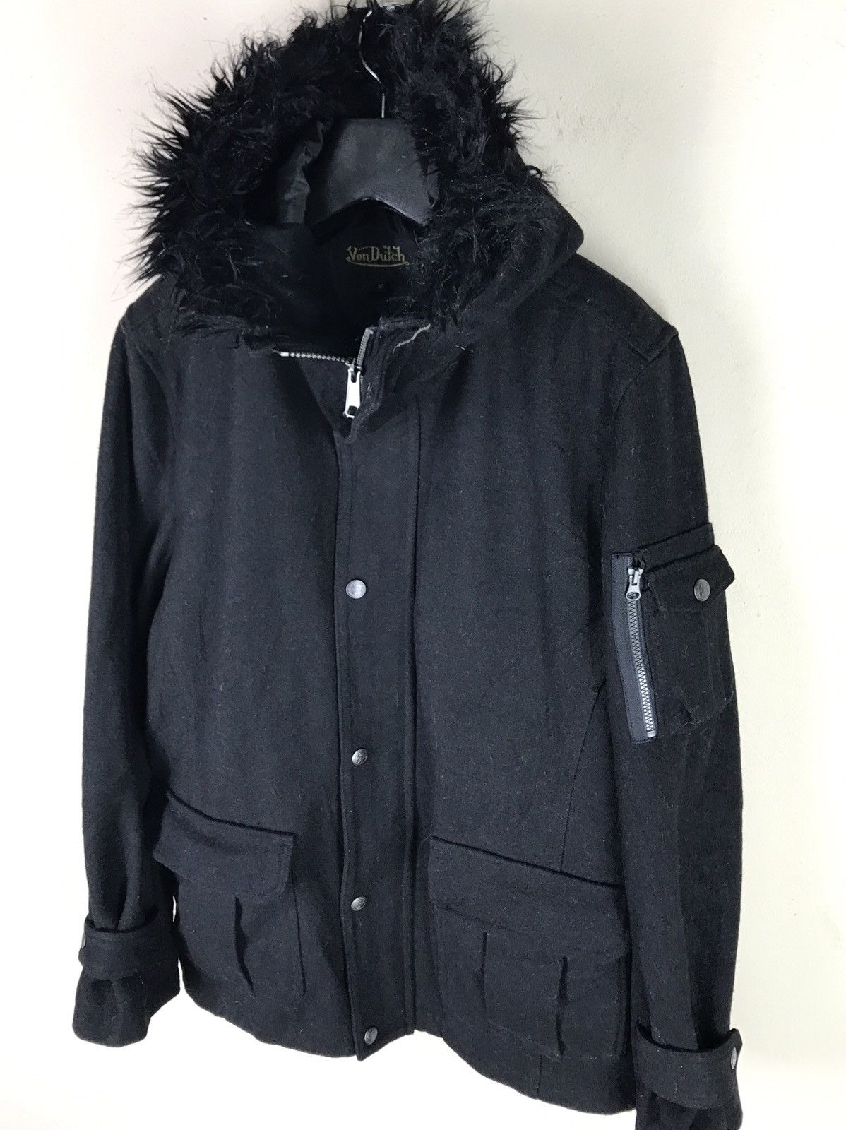 Von Dutch Von Dutch Winter Coat Jacket Military Fur Hoodie Size US M / EU 48-50 / 2 - 1 Thumbnail