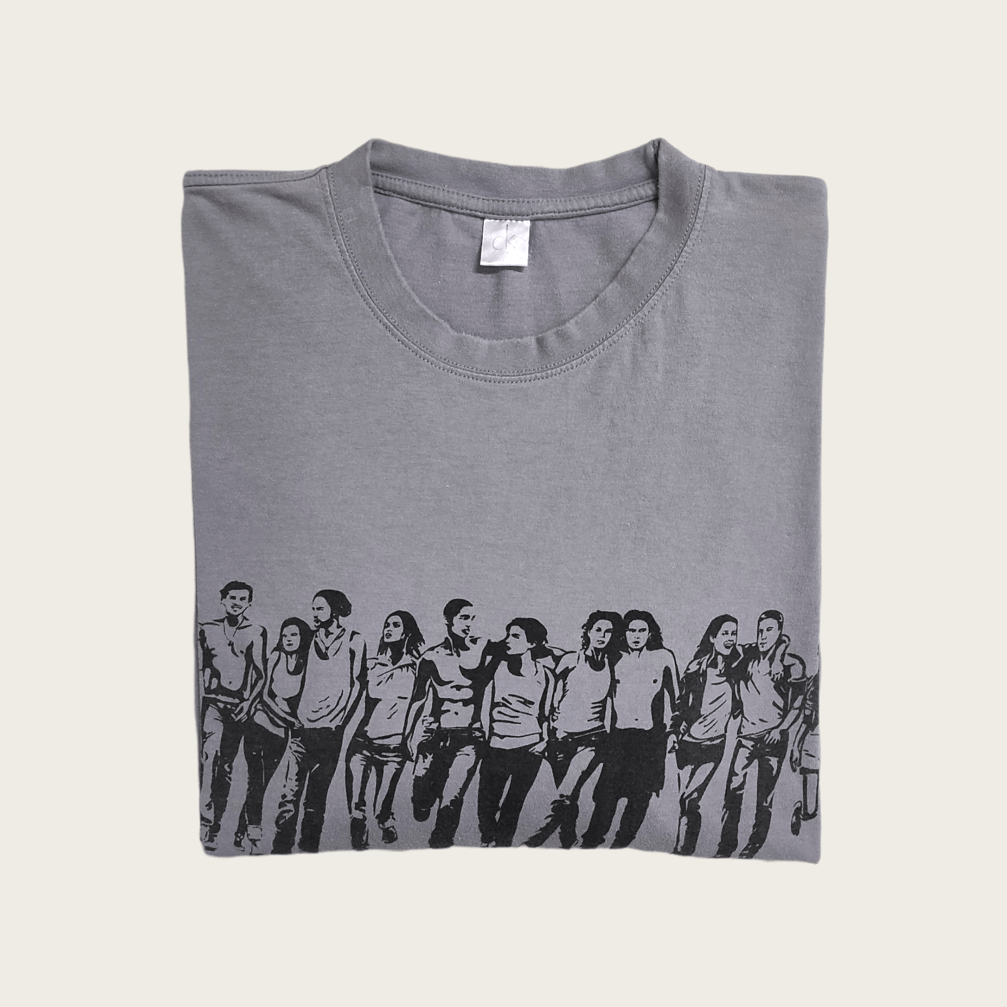 Calvin Klein Vintage 90's ck One "we are one" people's artists rap tee Size US L / EU 52-54 / 3 - 16 Thumbnail