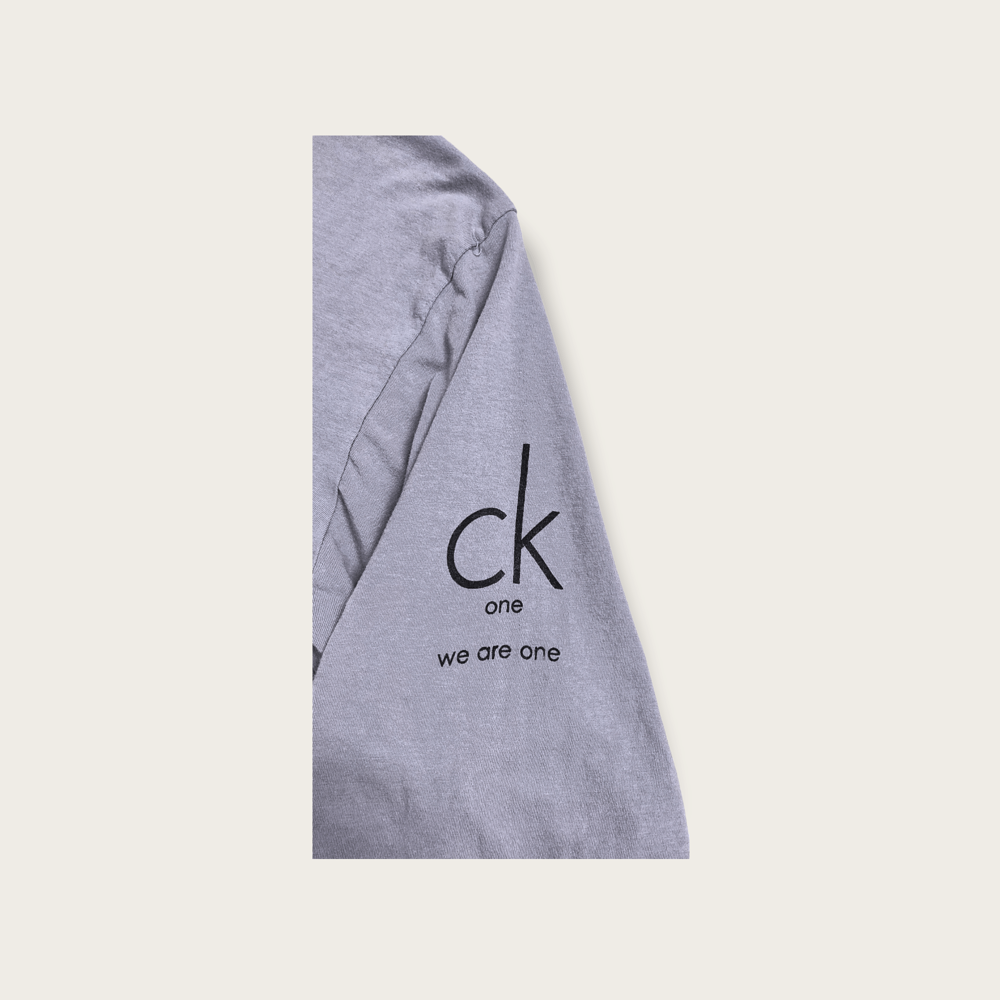 Calvin Klein Vintage 90's ck One "we are one" people's artists rap tee Size US L / EU 52-54 / 3 - 5 Thumbnail
