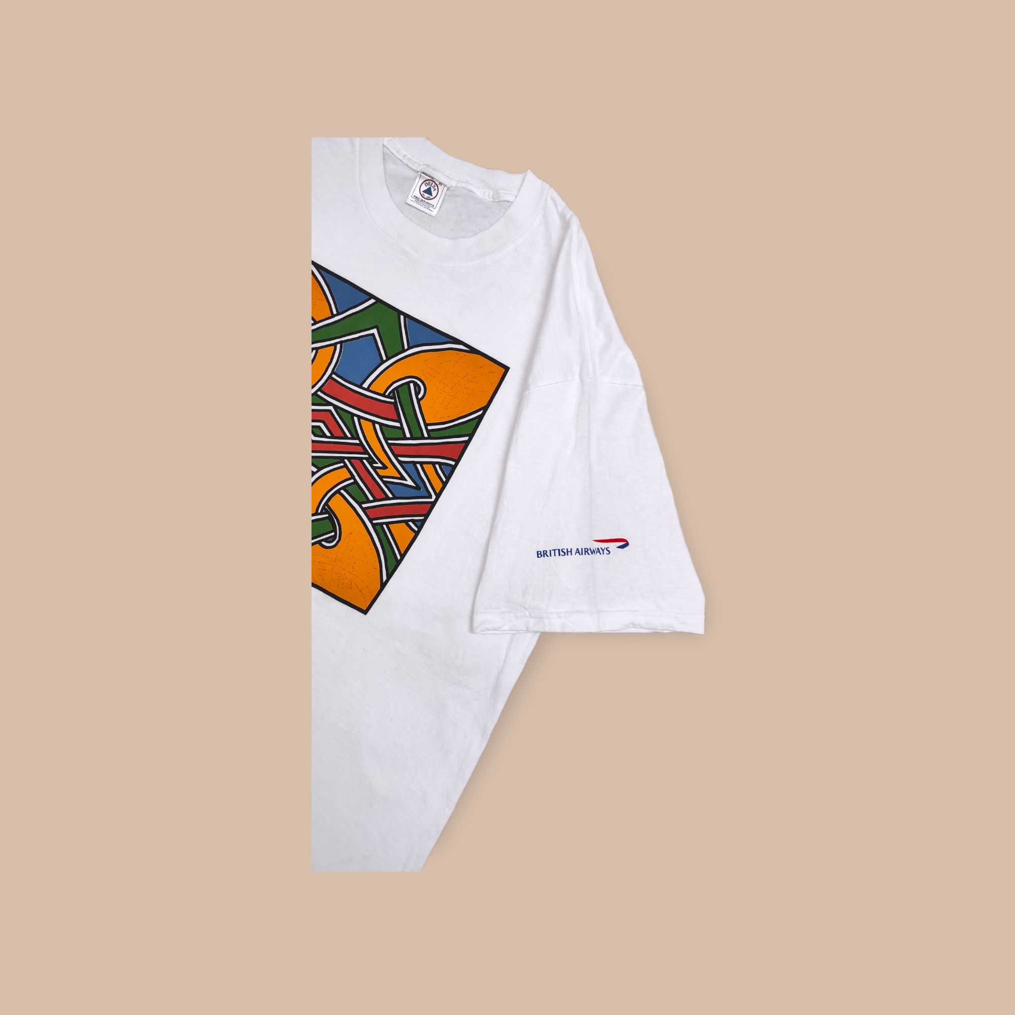 Vintage Vintage 90's BRITISH AIRWAYS Timothy O'Neill, Ireland tee Size US XL / EU 56 / 4 - 8 Thumbnail