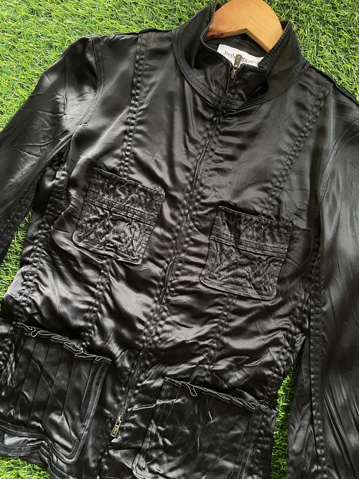 Yves Saint Laurent Ysl Zipper Jacket Size S / US 4 / IT 40 - 2 Thumbnail